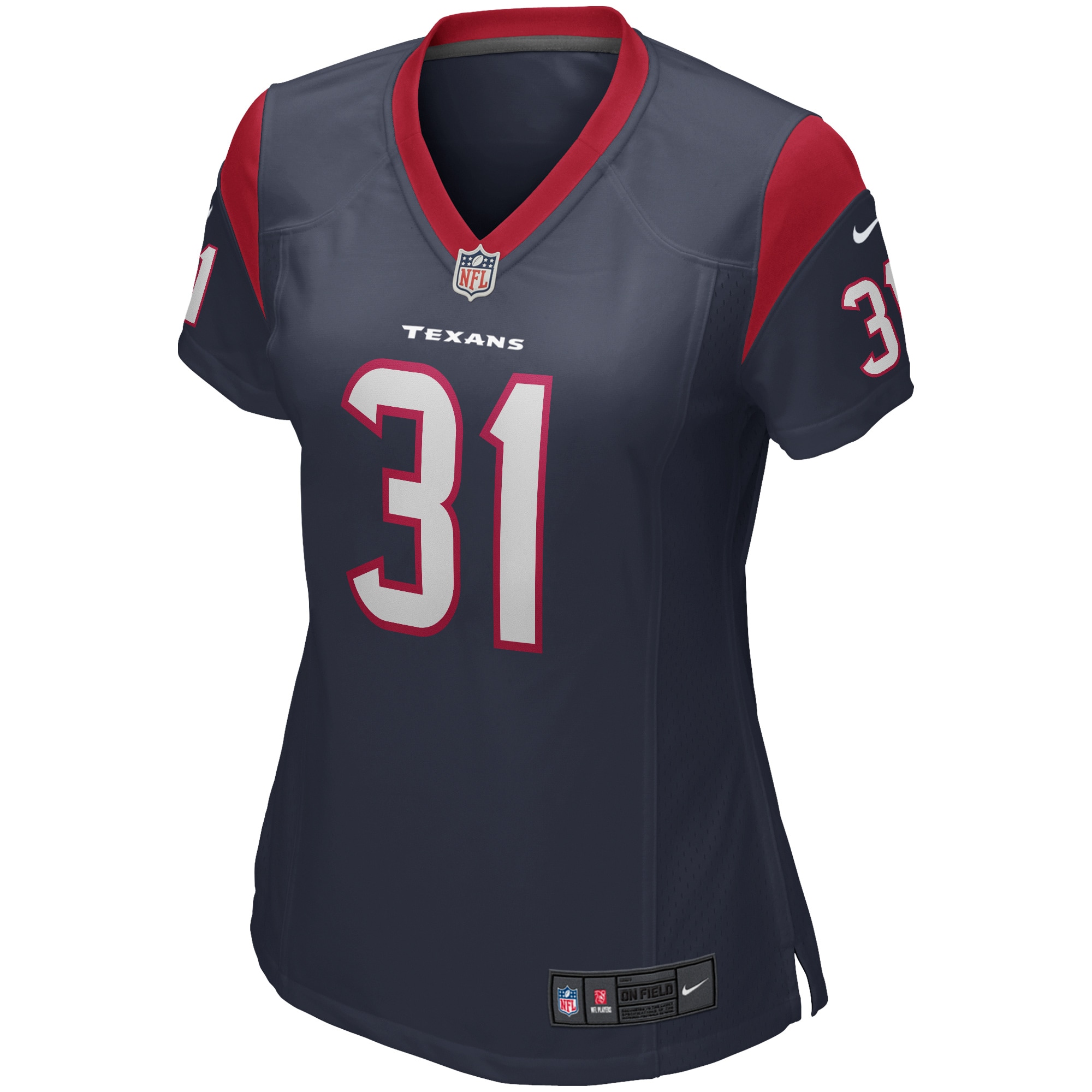 Alternative view of David Johnson Houston Texans Game Jersey - Women's
