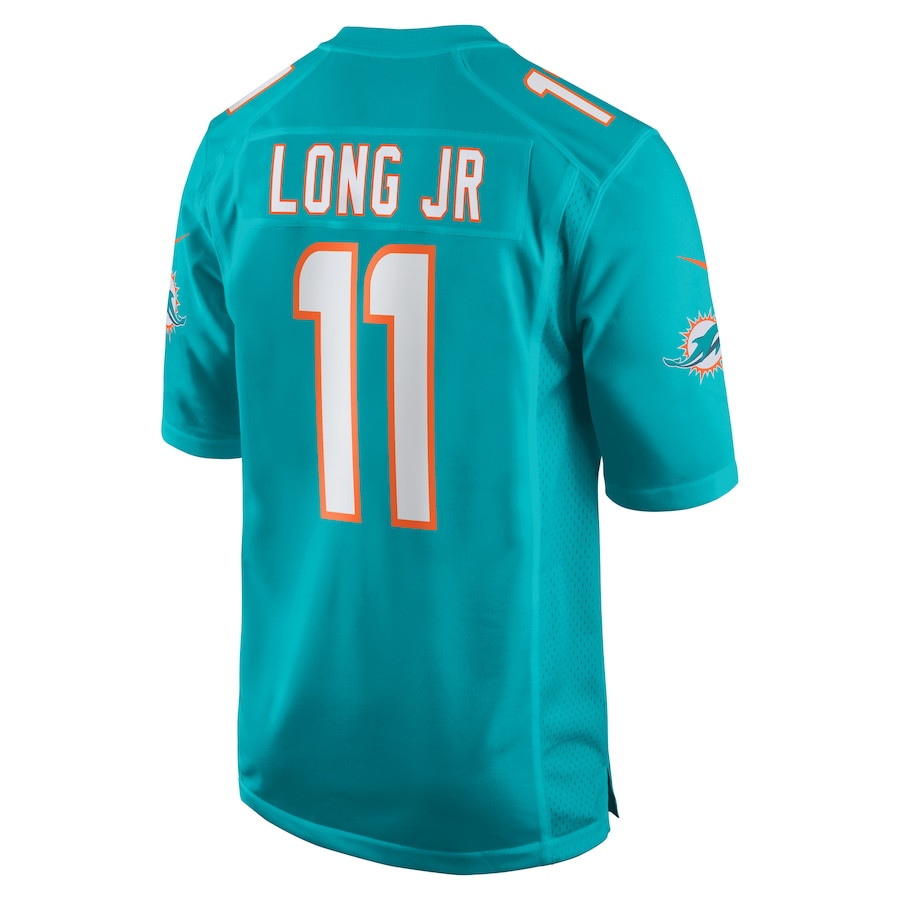 David Long Jr. #11 Miami Dolphins Game Jersey - Men's | Aqua - Image 3