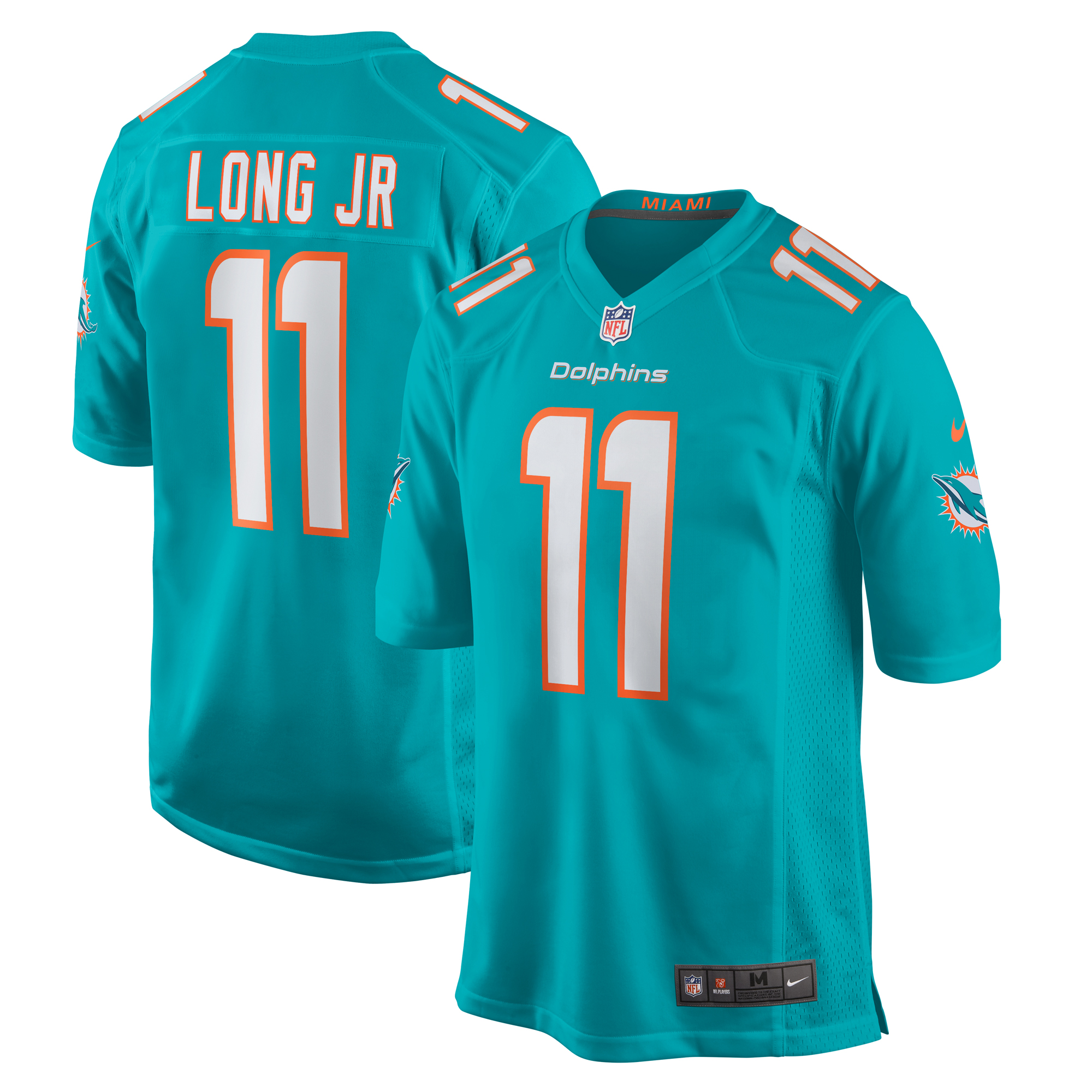 David Long Jr. Miami Dolphins Game Jersey - Men's