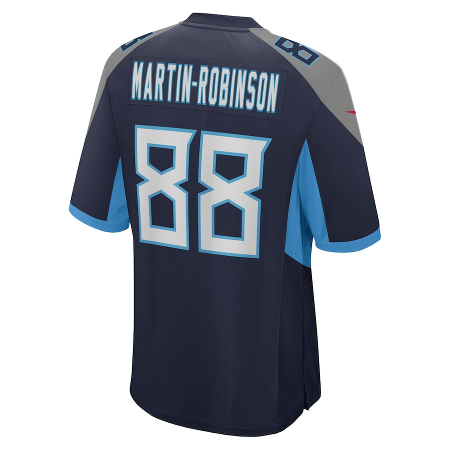 David Martin-Robinson #88 Tennessee Titans Game Jersey - Men's | Navy - Image 3