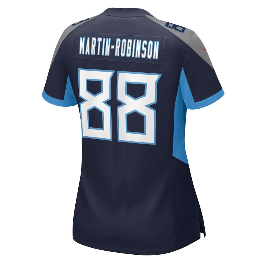 David Martin-Robinson #88 Tennessee Titans Game Jersey - Women's | Navy - Image 3