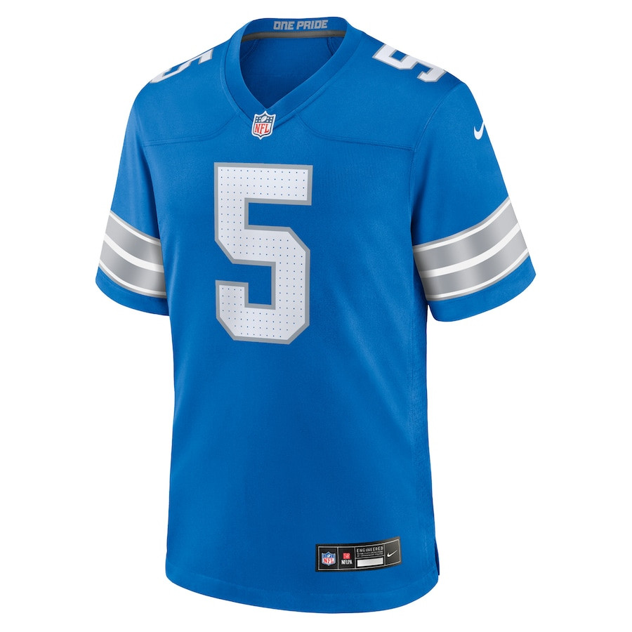 Alternative view of David Montgomery #5 Detroit Lions Game Jersey - Men's