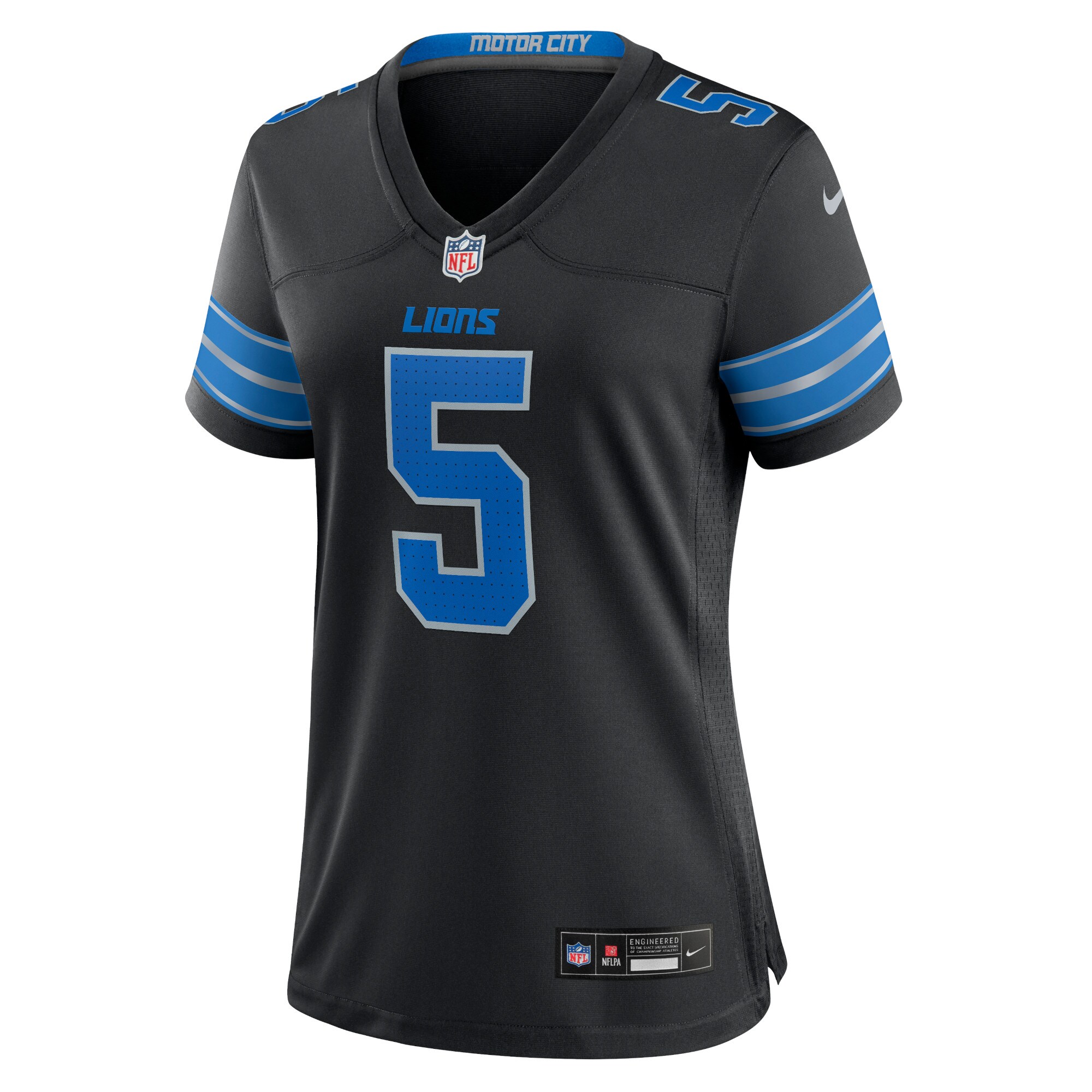 David Montgomery Detroit Lions 2nd Alternate Game Jersey - Women's - Image 2