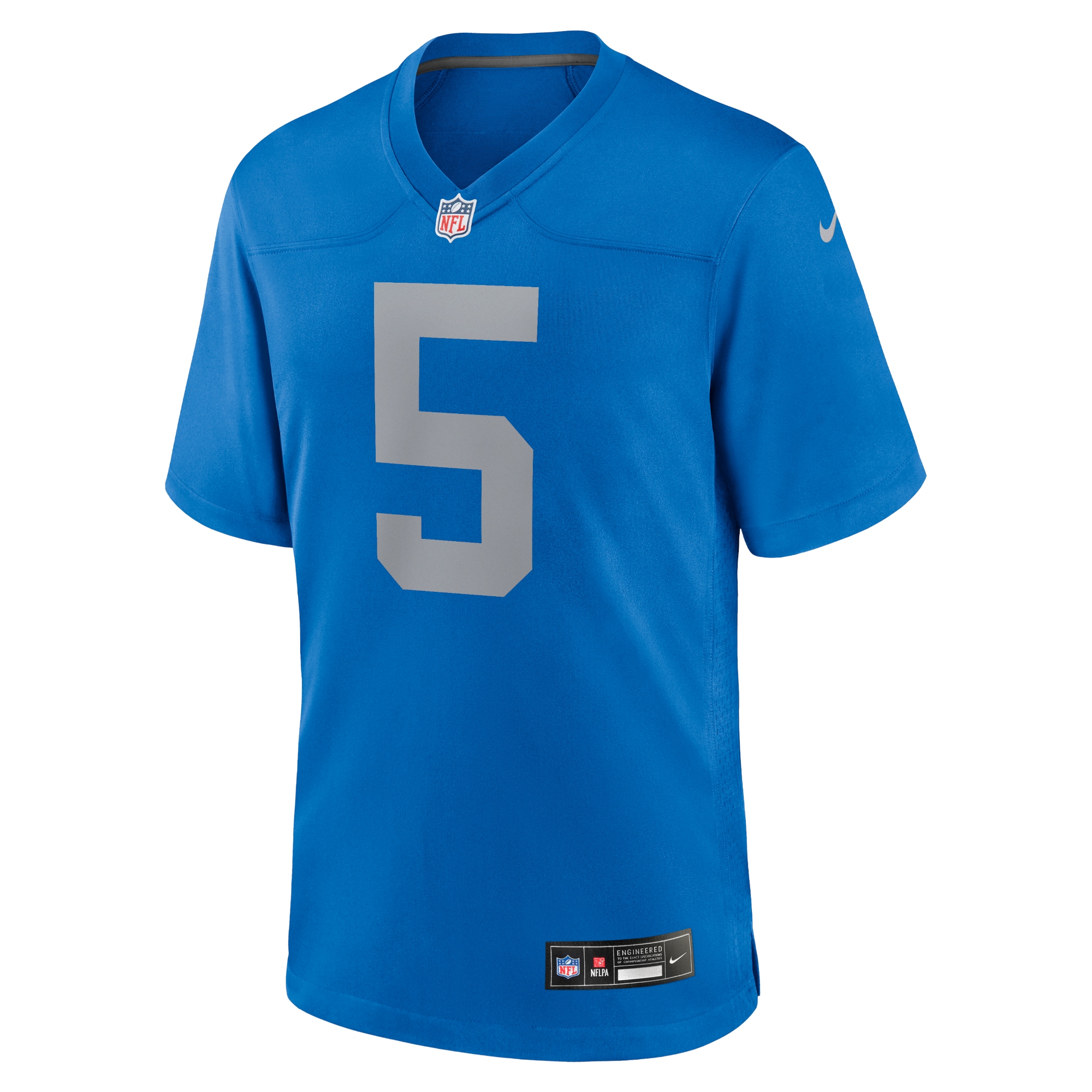 Alternative view of David Montgomery Detroit Lions Alternate Game Jersey - Men's