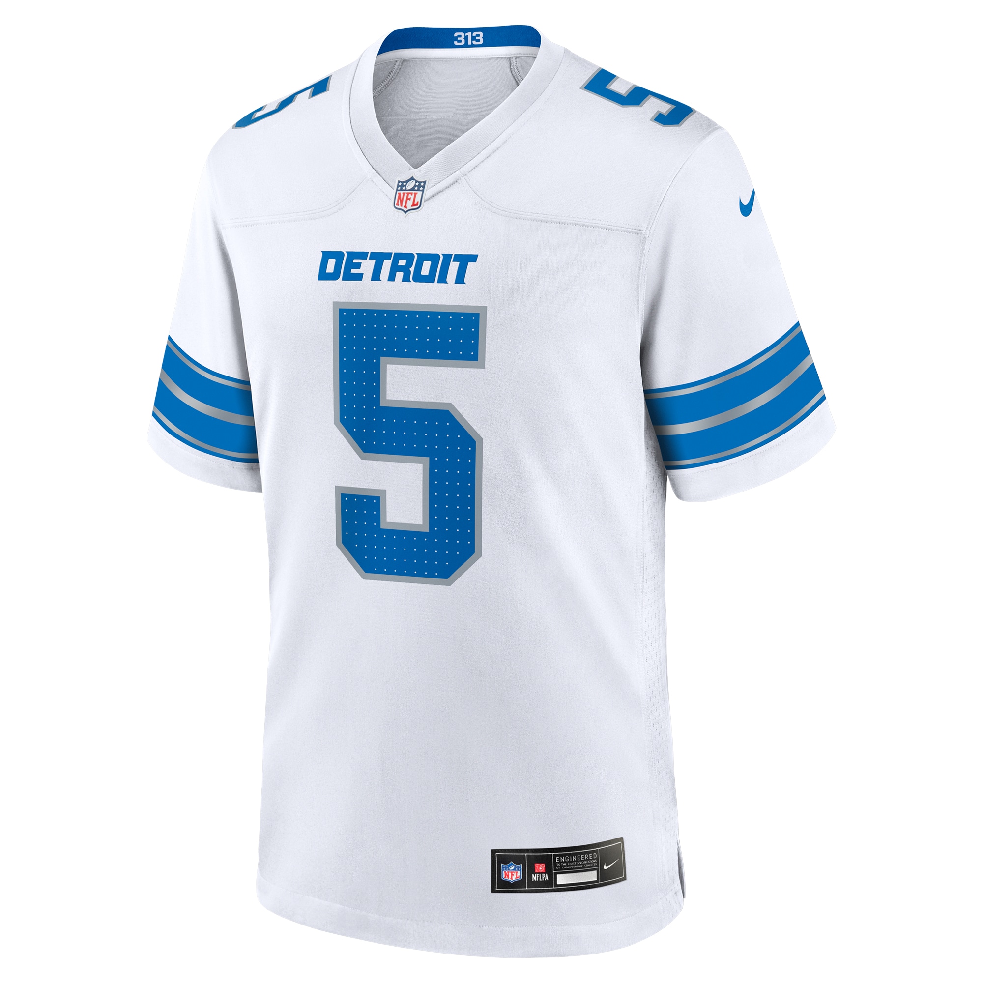 Alternative view of David Montgomery Detroit Lions Game Jersey - Men's