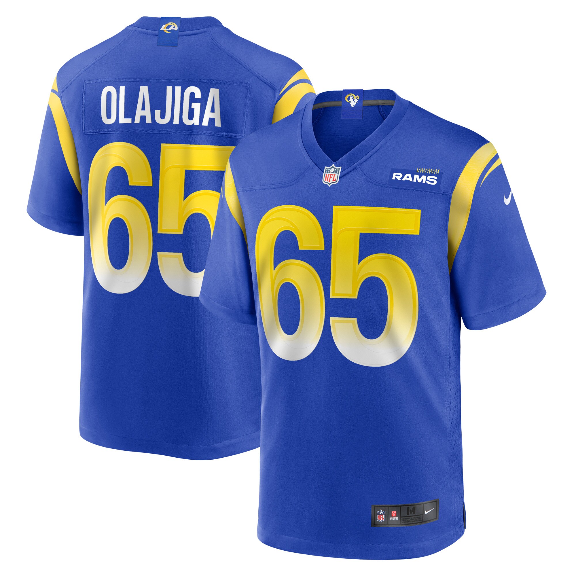 David Olajiga Los Angeles Rams Game Jersey - Men's