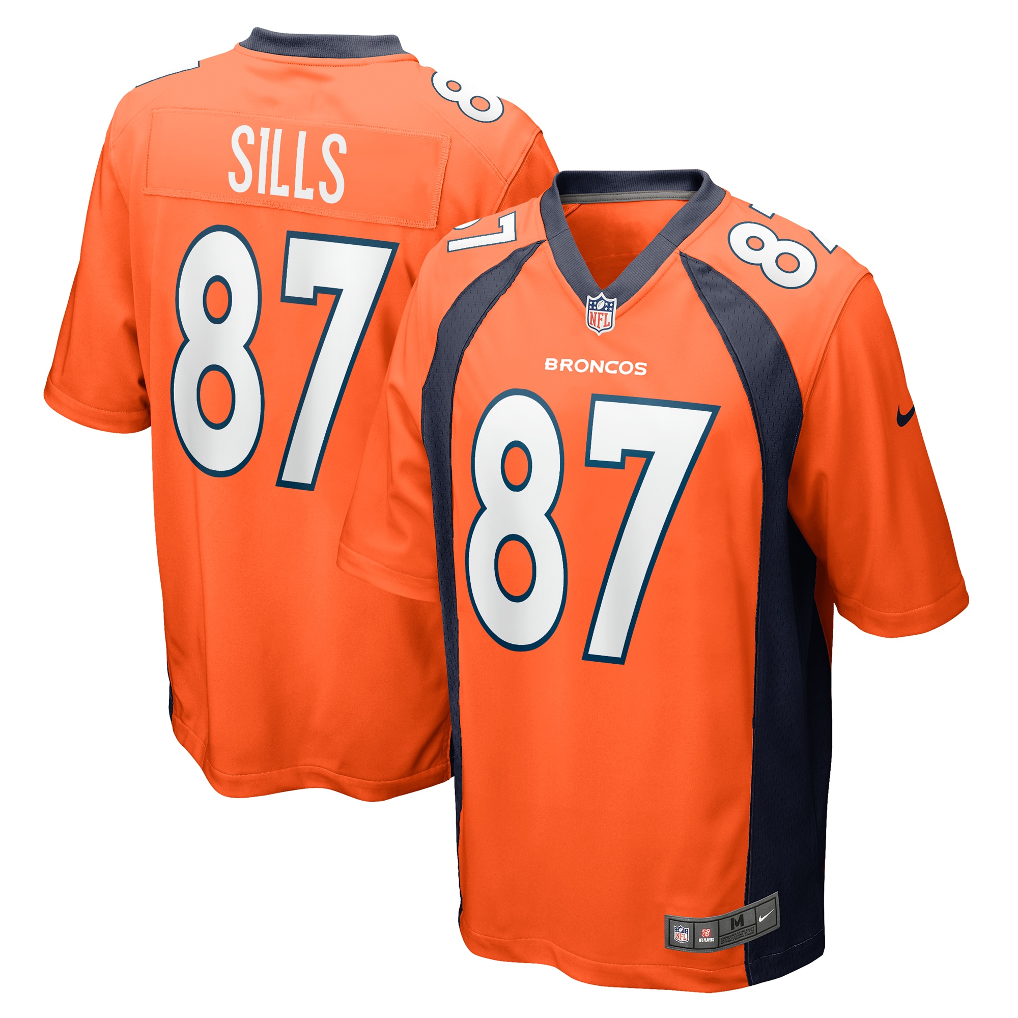 David Sills Denver Broncos Game Jersey - Men's