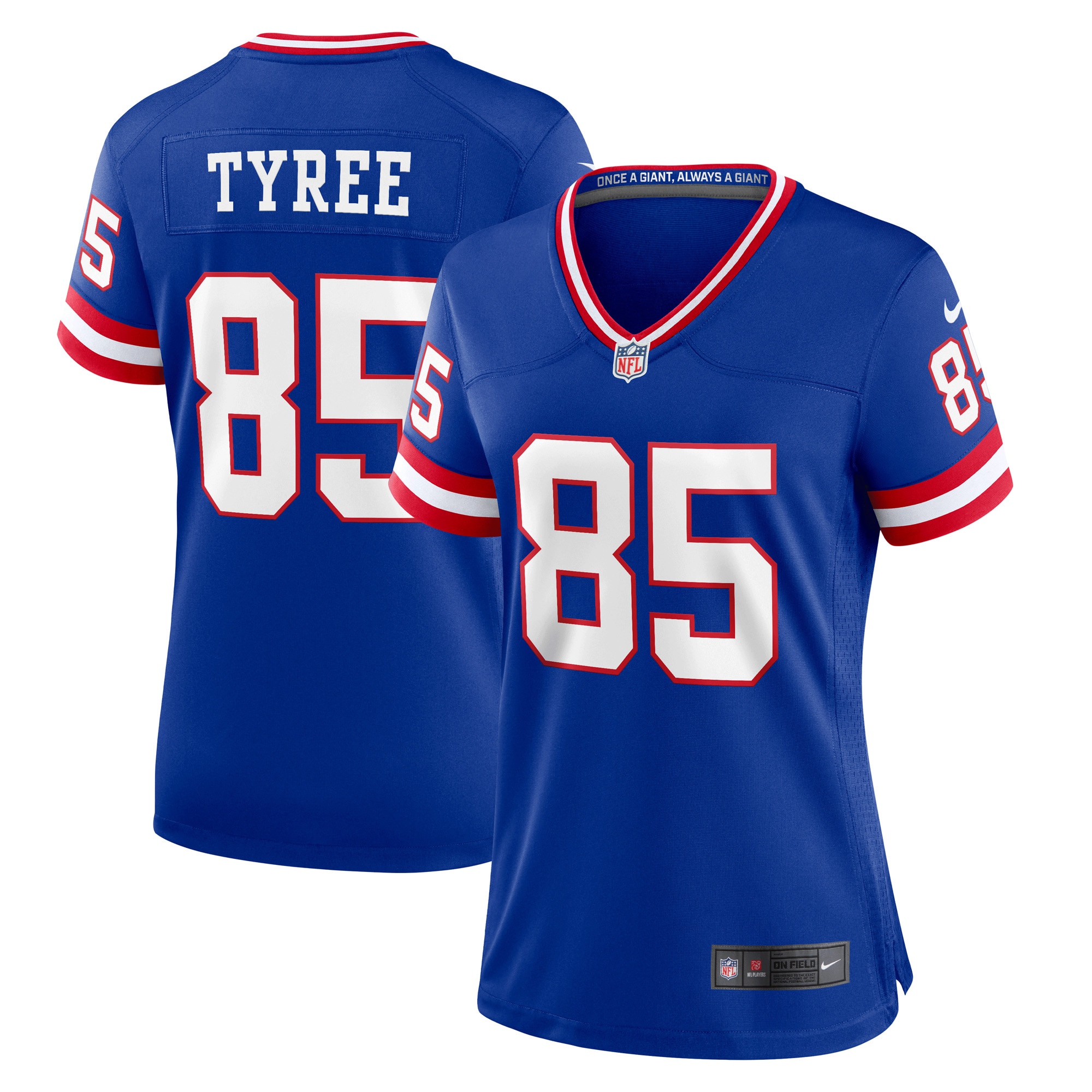 David Tyree New York Giants Classic Game Jersey - Women's