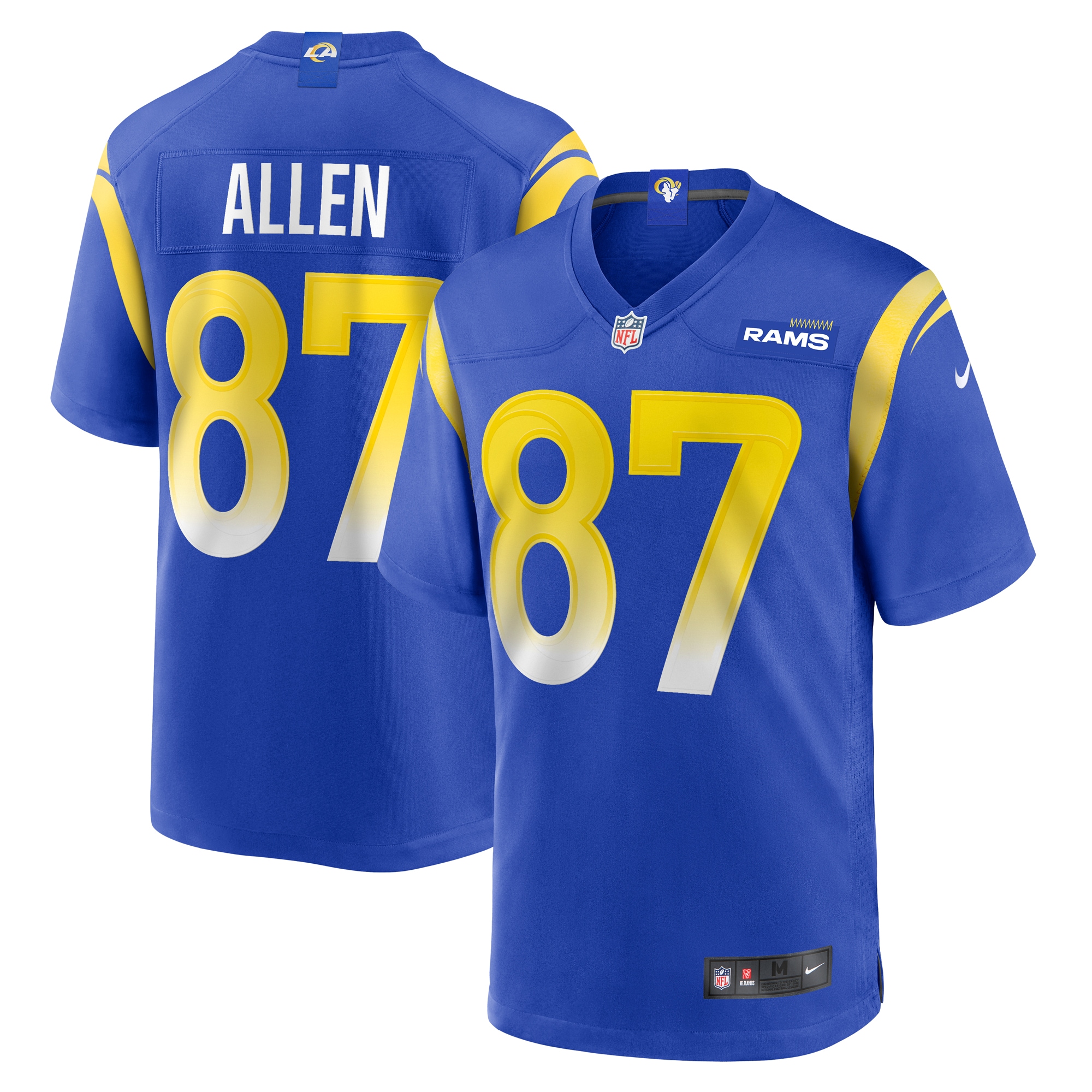 Davis Allen Los Angeles Rams Game Jersey - Men's