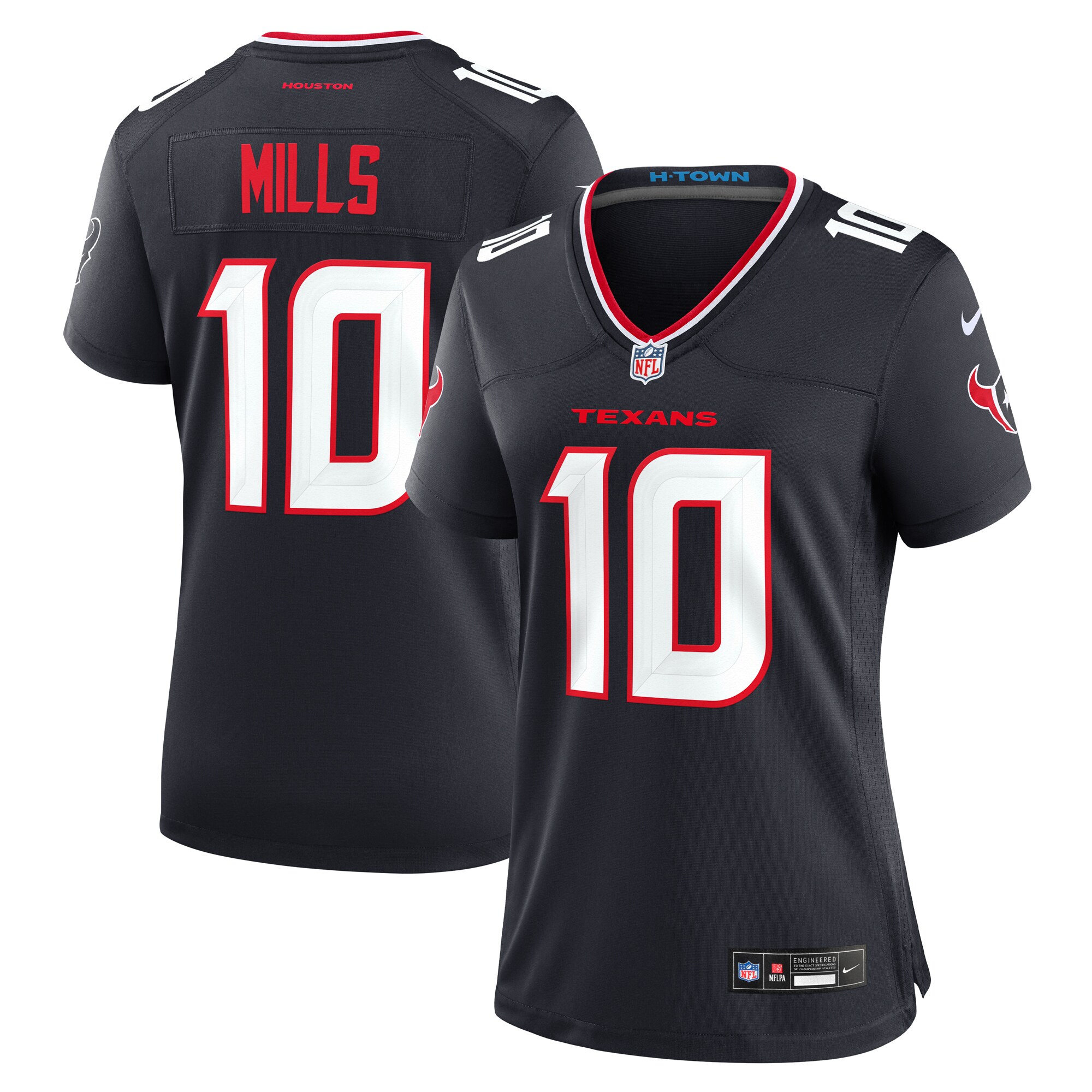 Davis Mills Houston Texans Game Jersey - Women's