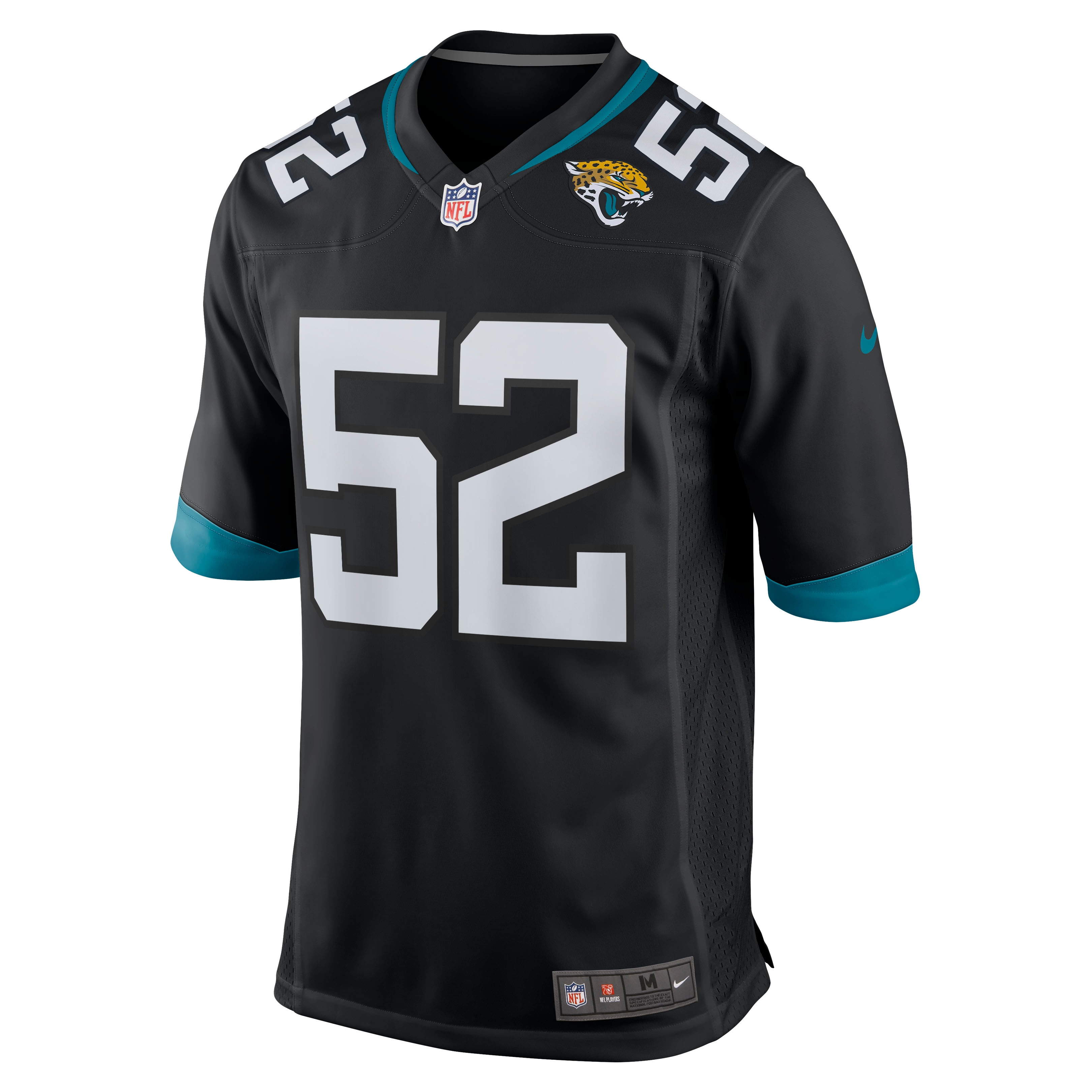 Alternative view of DaVon Hamilton Jacksonville Jaguars Game Jersey - Men's
