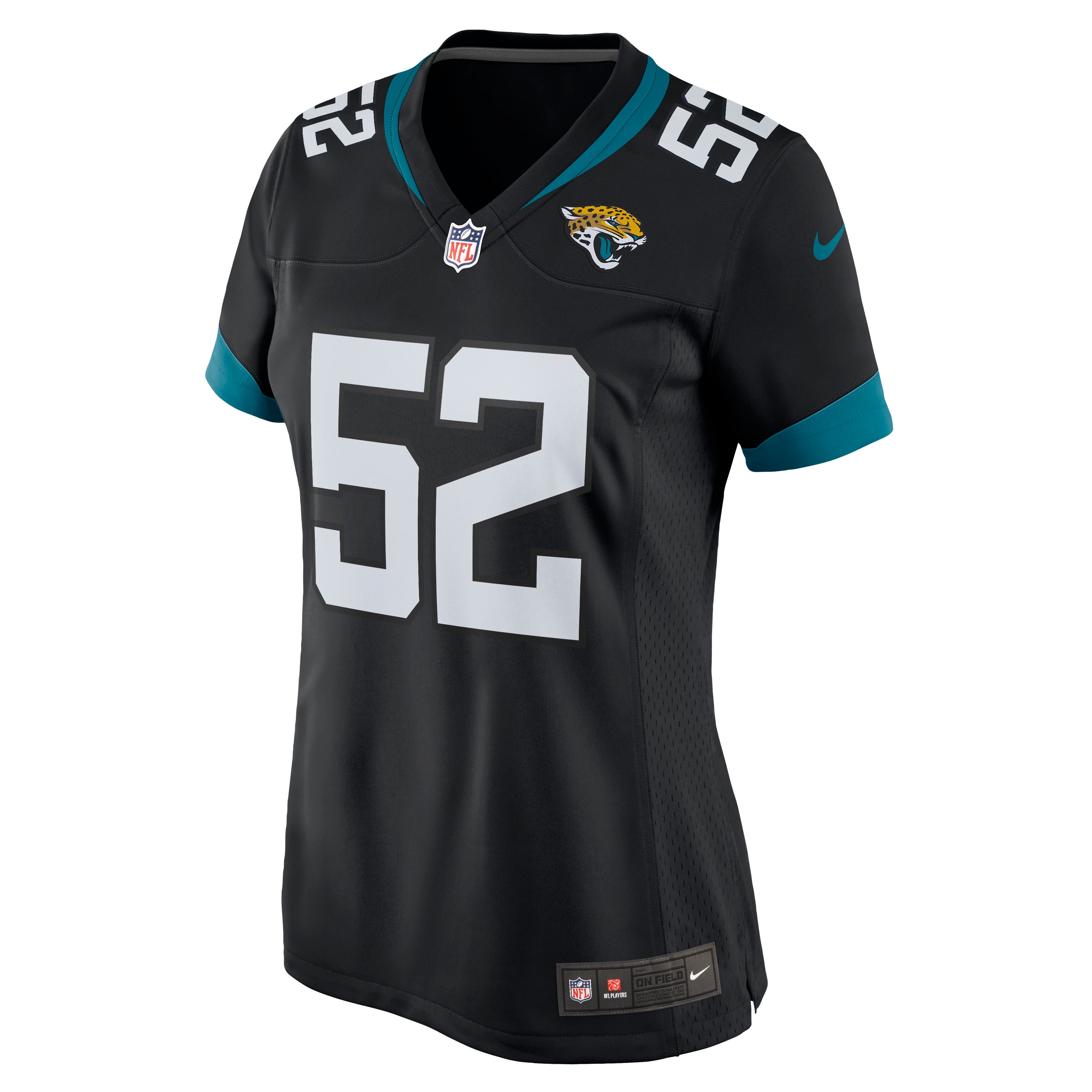 Alternative view of DaVon Hamilton Jacksonville Jaguars Game Jersey - Women's
