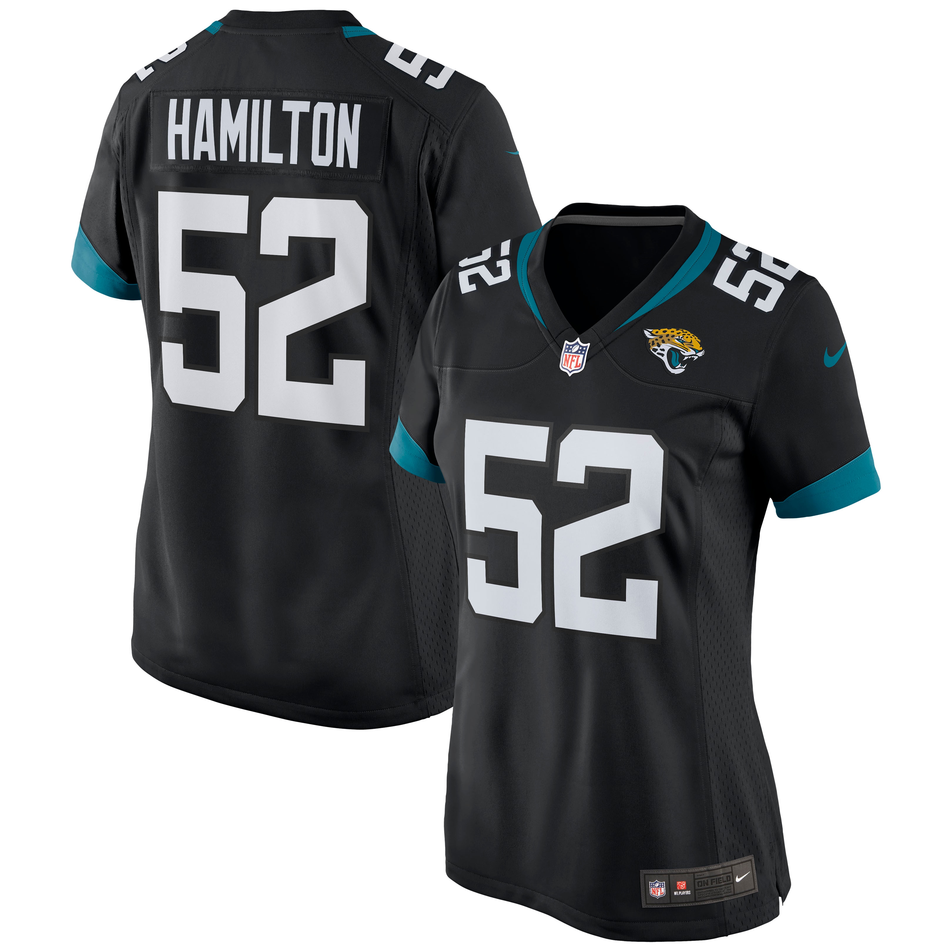 DaVon Hamilton Jacksonville Jaguars Game Jersey - Women's