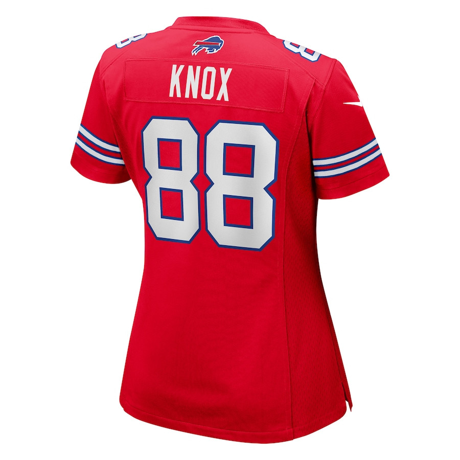 Dawson Knox #88 Buffalo Bills Game Jersey - Women's | Red - Image 3