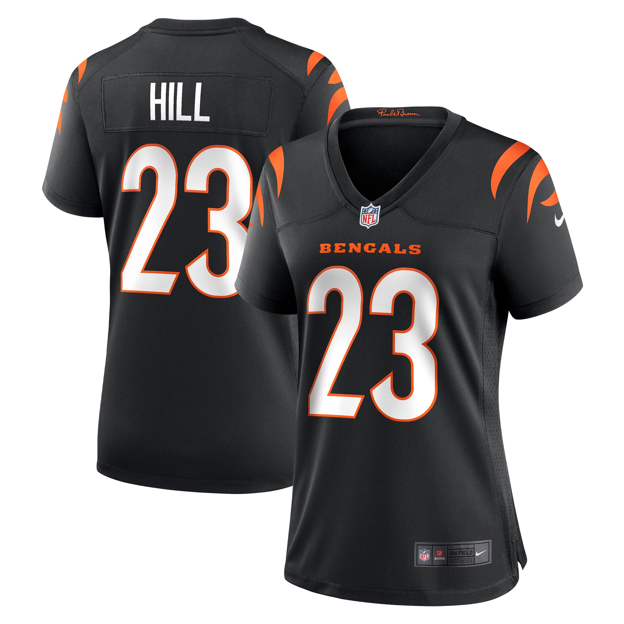 Daxton Hill Cincinnati Bengals Game Jersey - Women's