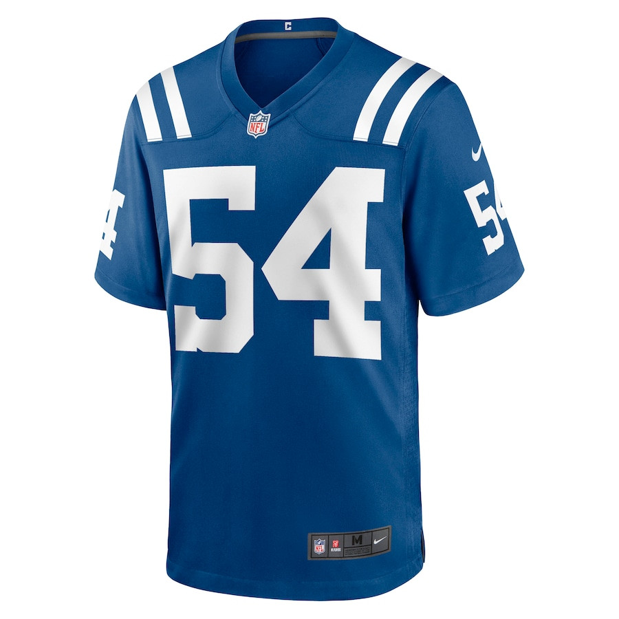 Alternative view of Dayo Odeyingbo #54 Indianapolis Colts Game Jersey - Men's | Royal