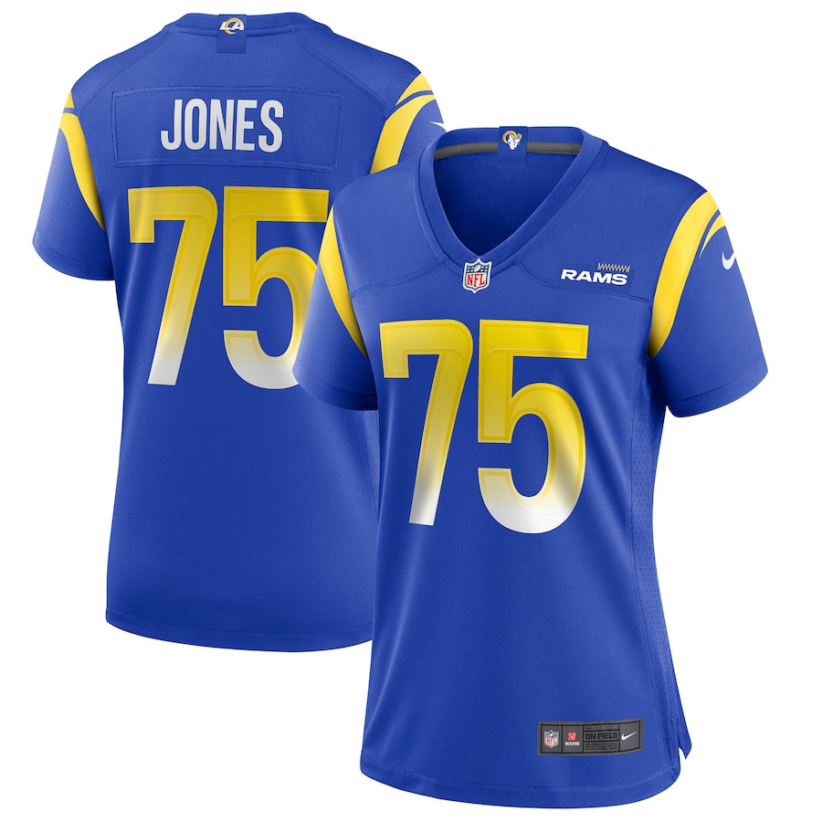 Deacon Jones #75 Los Angeles Rams Game Jersey - Women's | Royal