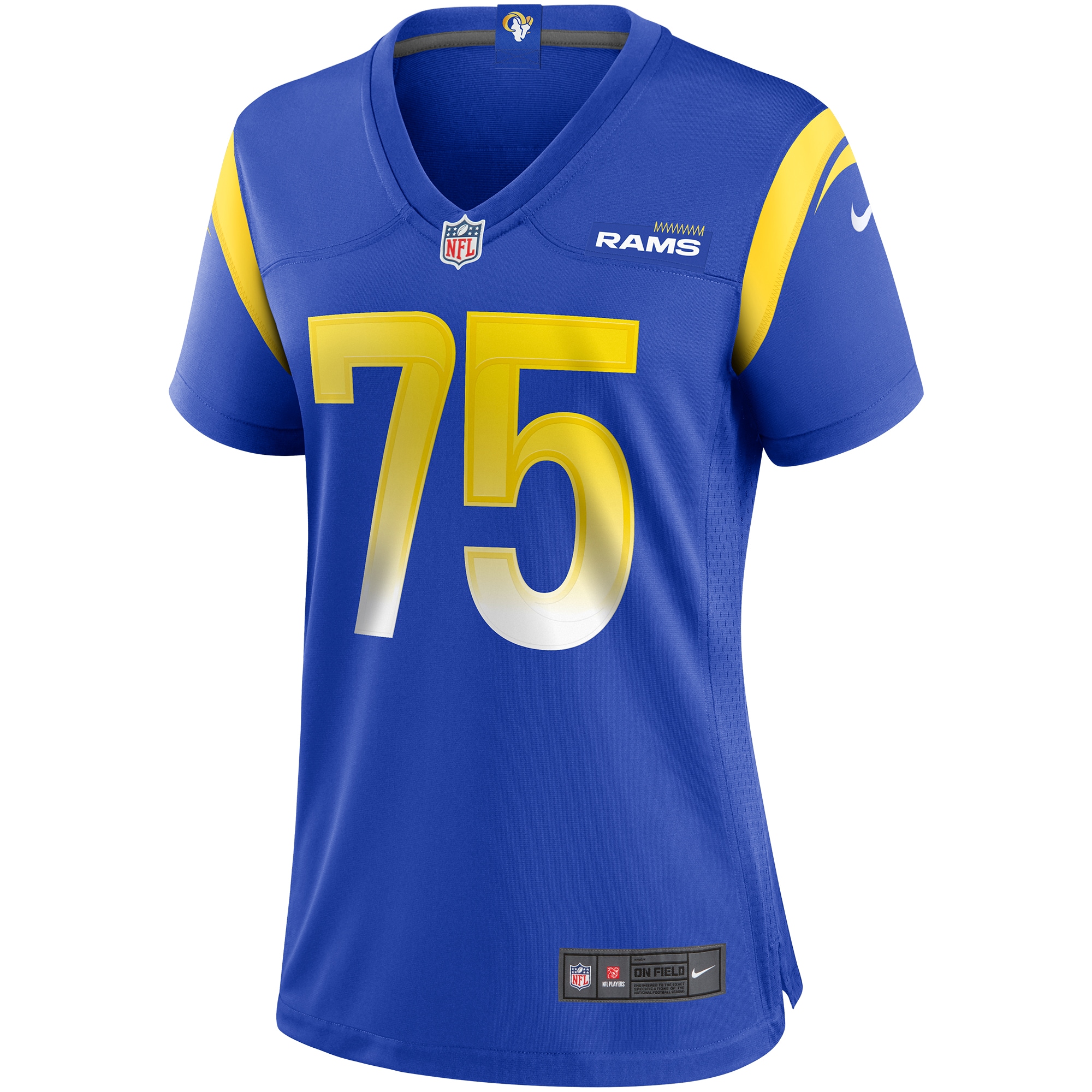 Alternative view of Deacon Jones Los Angeles Rams Retired Player Game Jersey - Women's