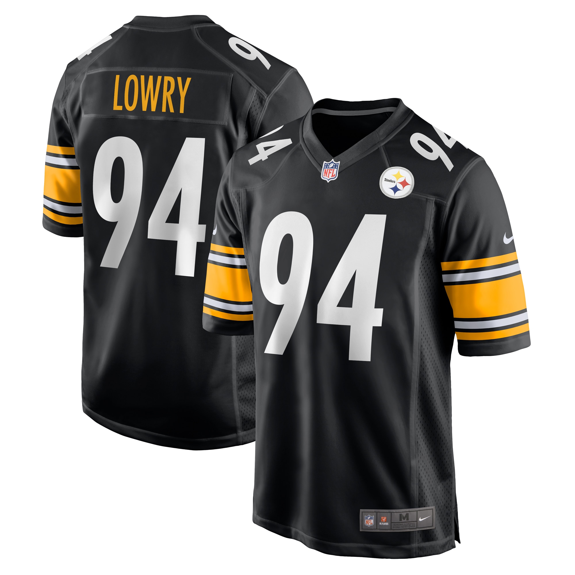 Dean Lowry Pittsburgh Steelers Game Jersey - Men's