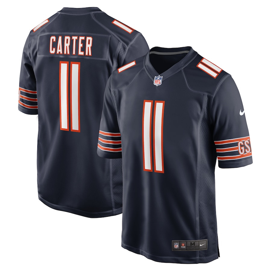 DeAndre Carter #11 Chicago Bears Game Jersey - Men's | Navy