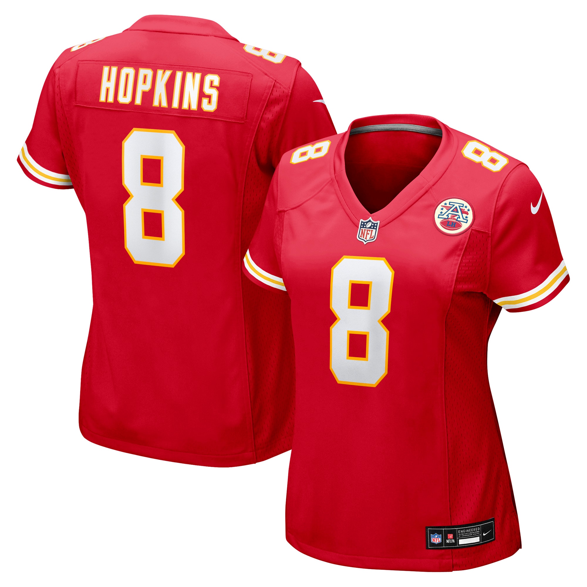 DeAndre Hopkins Kansas City Chiefs Game Jersey - Women's
