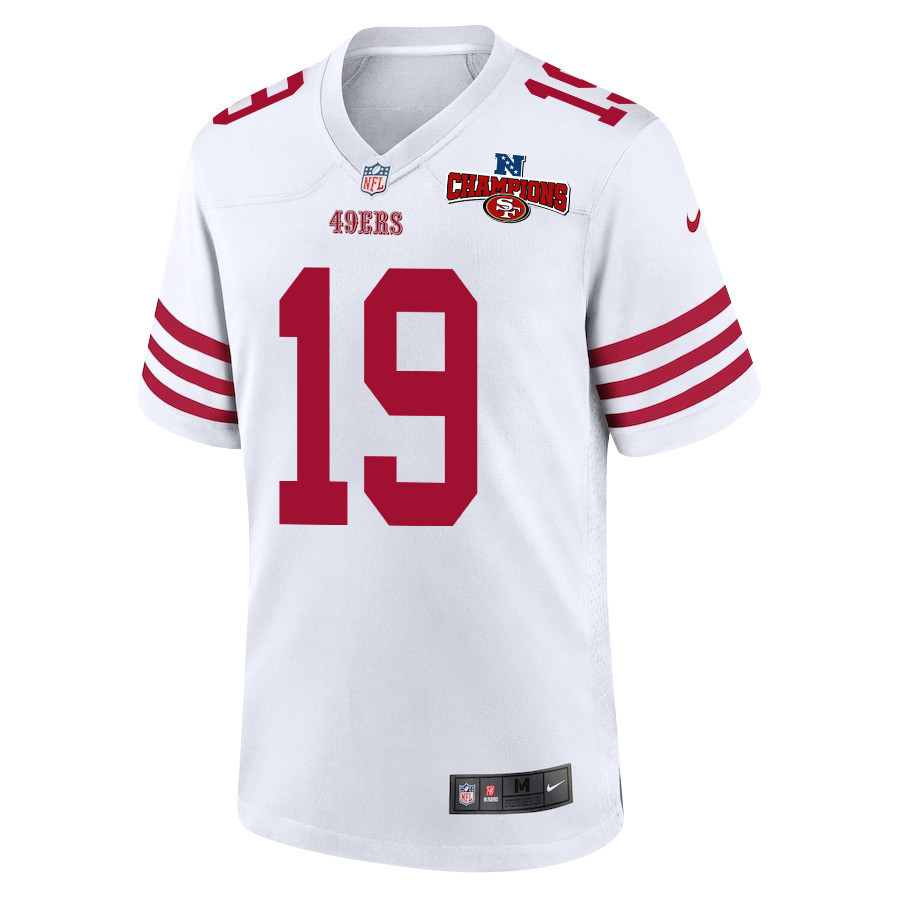 Alternative view of Deebo Samuel #19 San Francisco 49ers Game Jersey - Men's | White