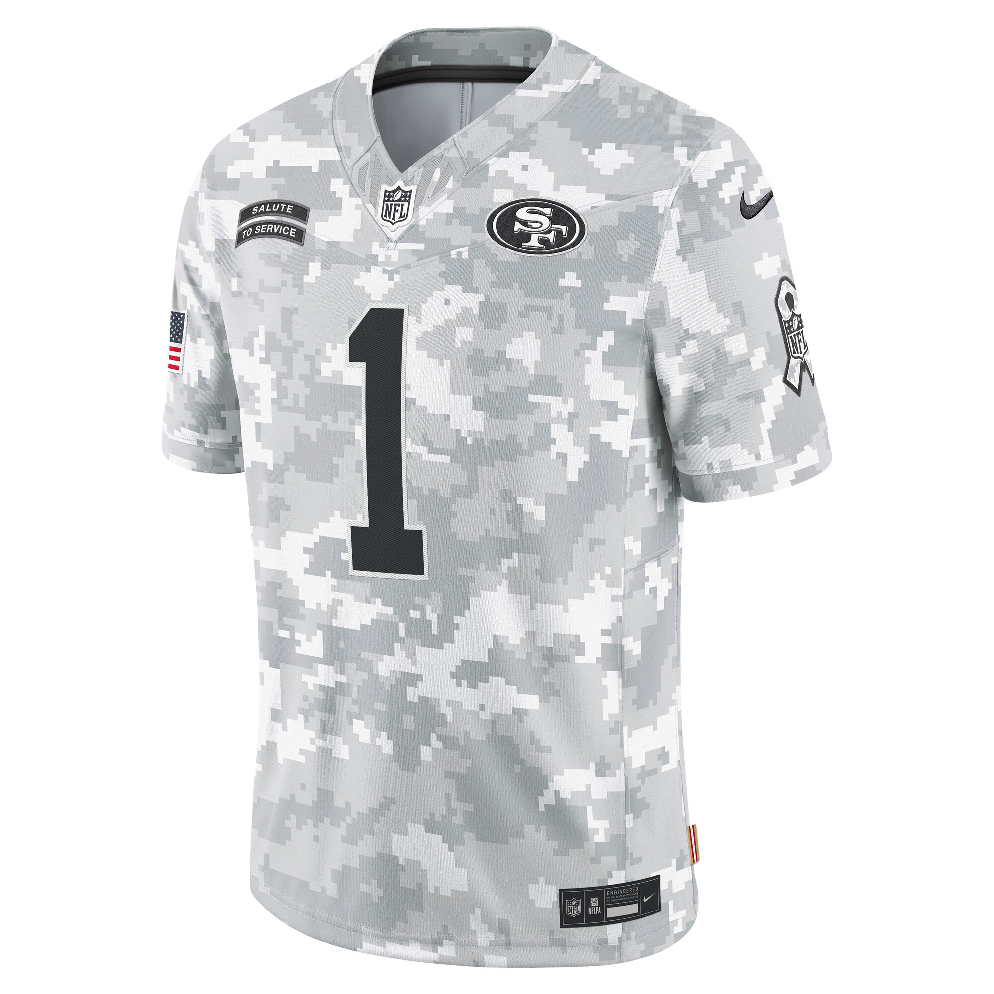 Alternative view of Deebo Samuel Sr San Francisco 49ers Salute To Service Limited Jersey - Men's