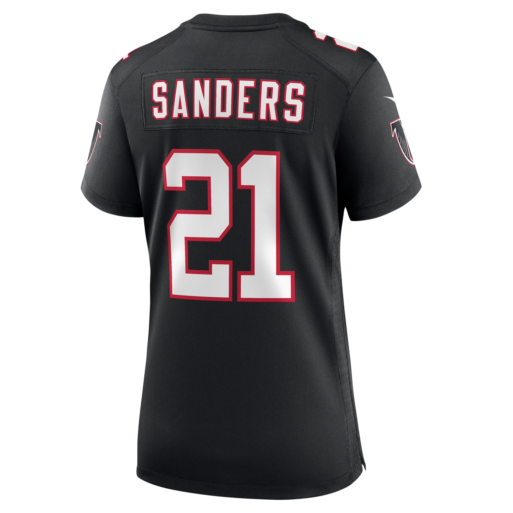 Deion Sanders Atlanta Falcons Alternate Game Jersey - Women's - Image 3