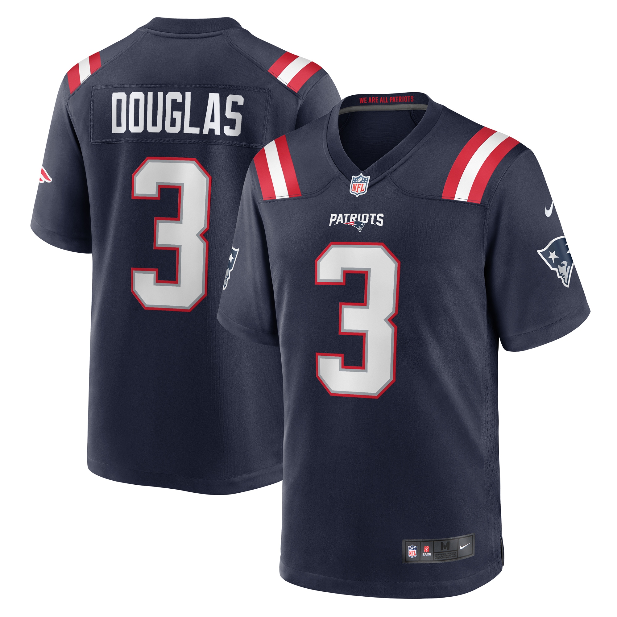 Demario Douglas New England Patriots Game Jersey - Men's