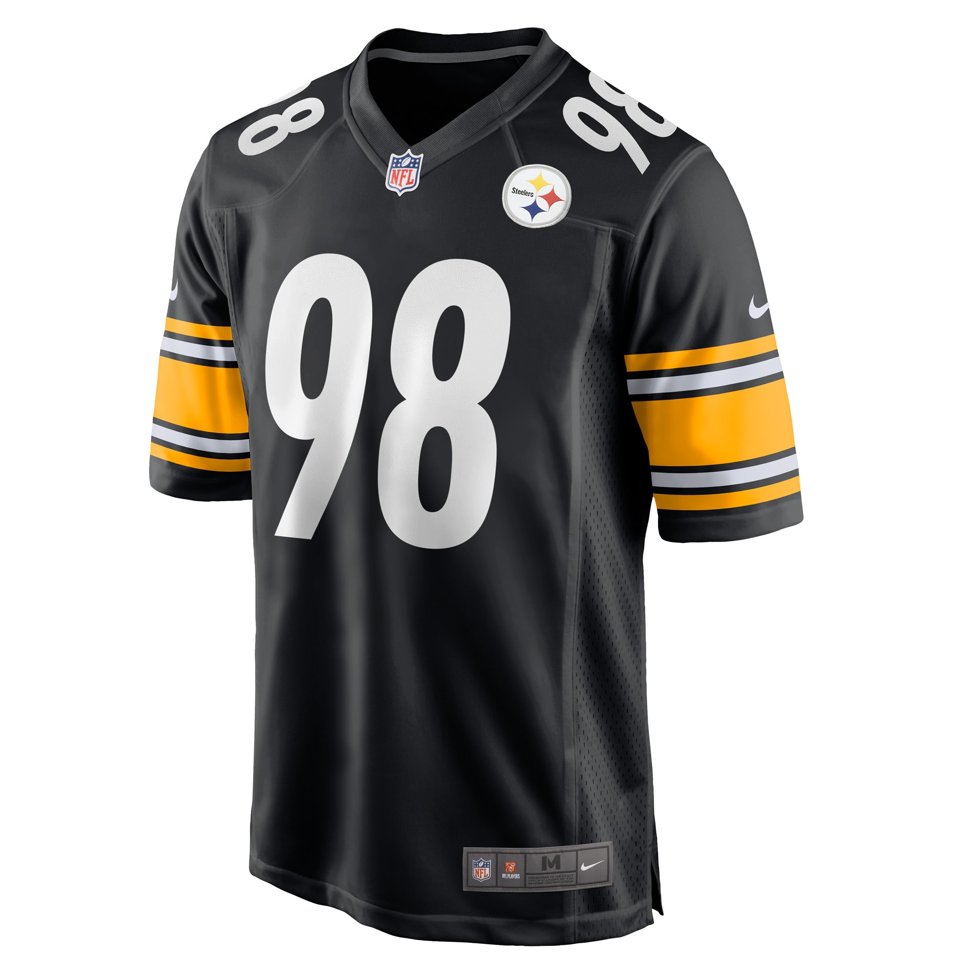 Alternative view of DeMarvin Leal Pittsburgh Steelers Game Jersey - Men's