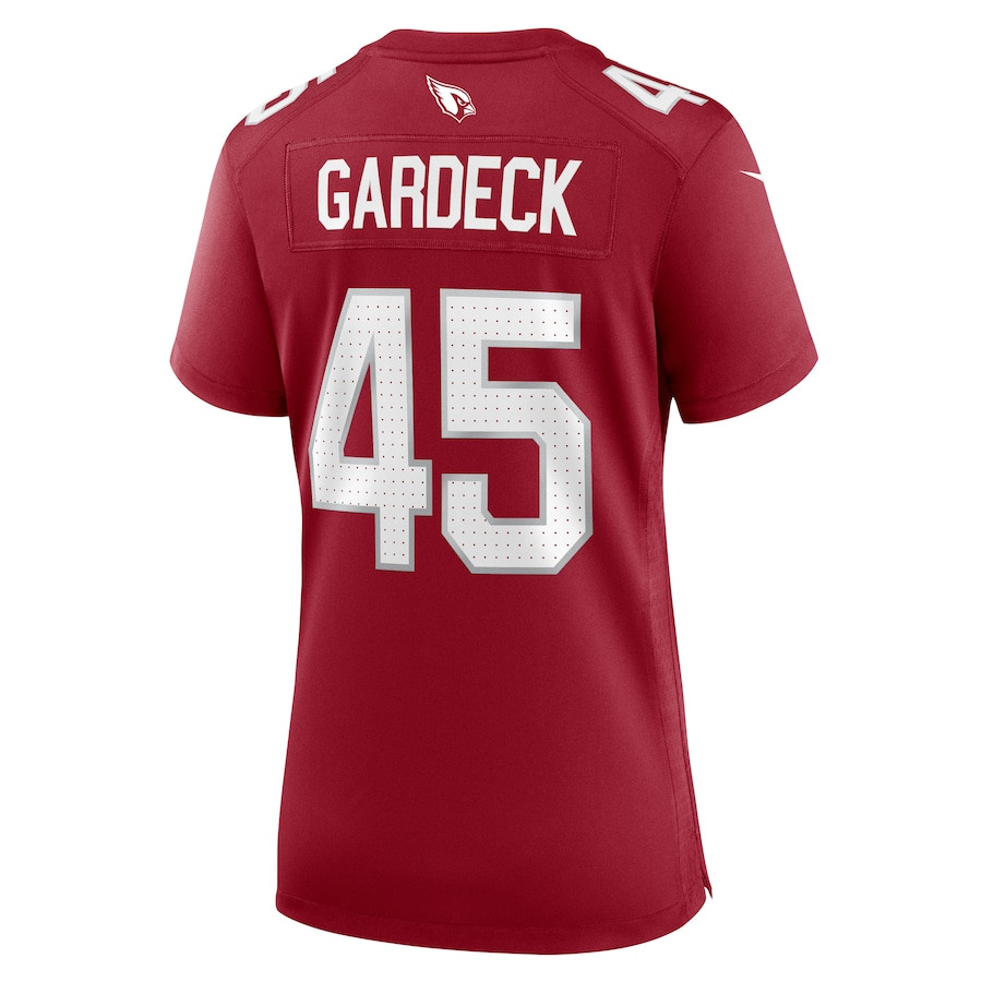 Dennis Gardeck #45 Arizona Cardinals Game Jersey - Women's | Cardinal - Image 3