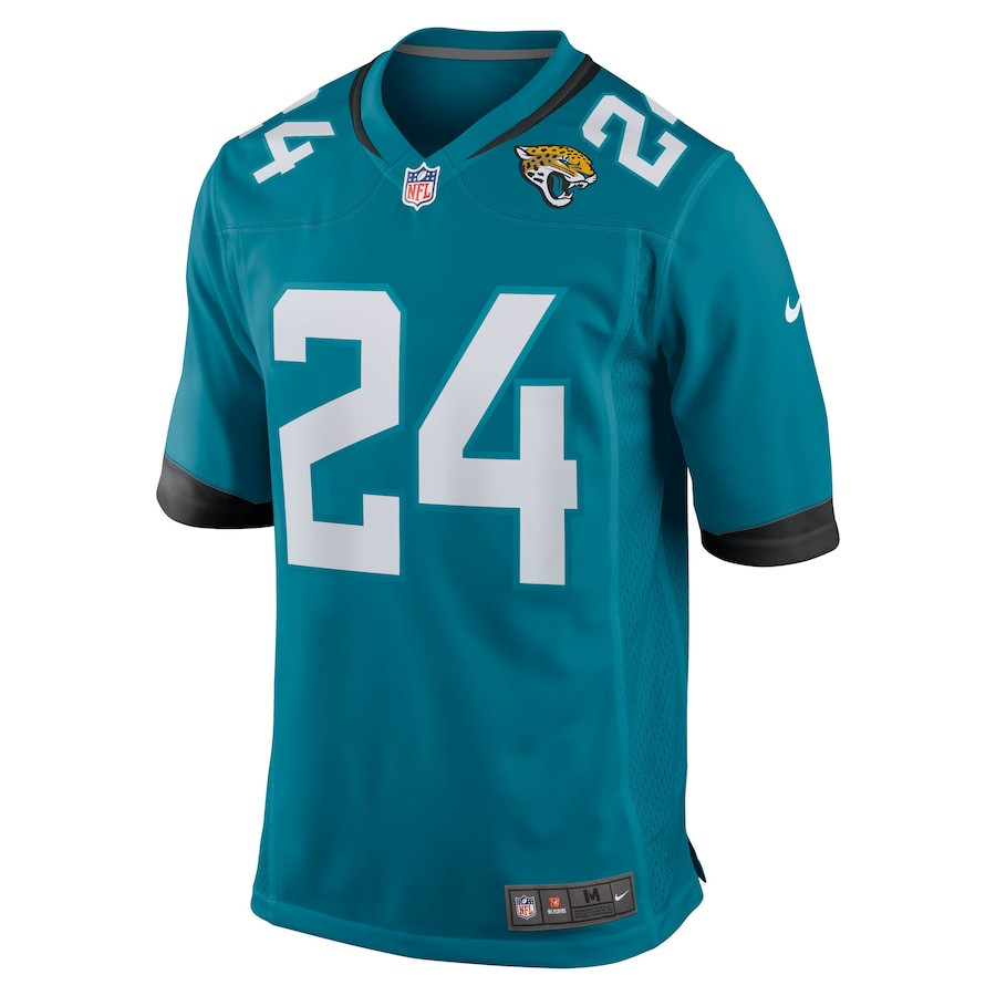 Alternative view of De??ntre Prince #24 Jacksonville Jaguars Game Jersey - Men's | Teal