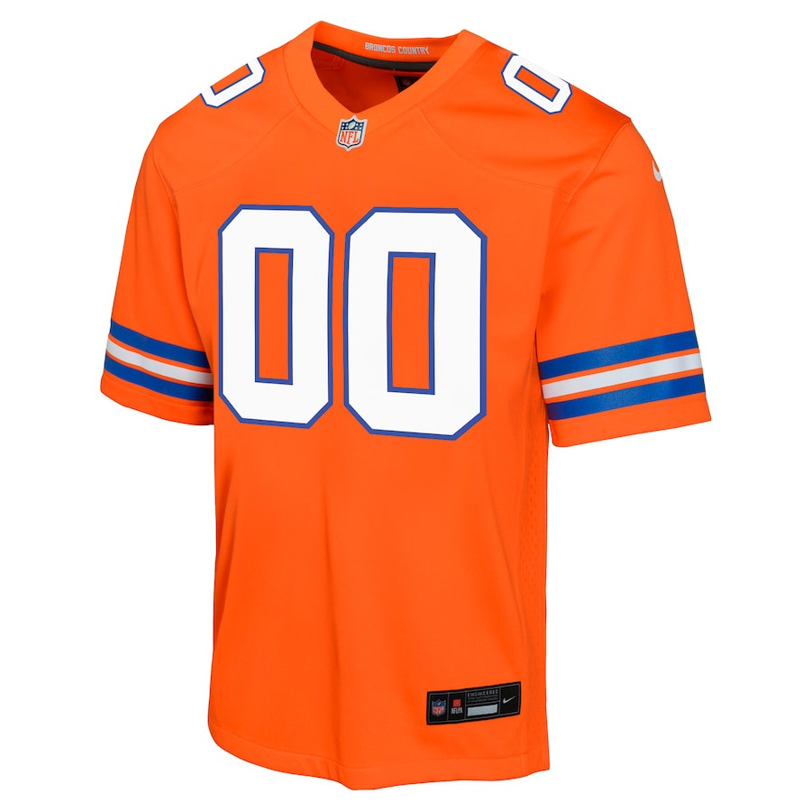Alternative view of Denver Broncos Throwback Game Jersey - Youth | Orange