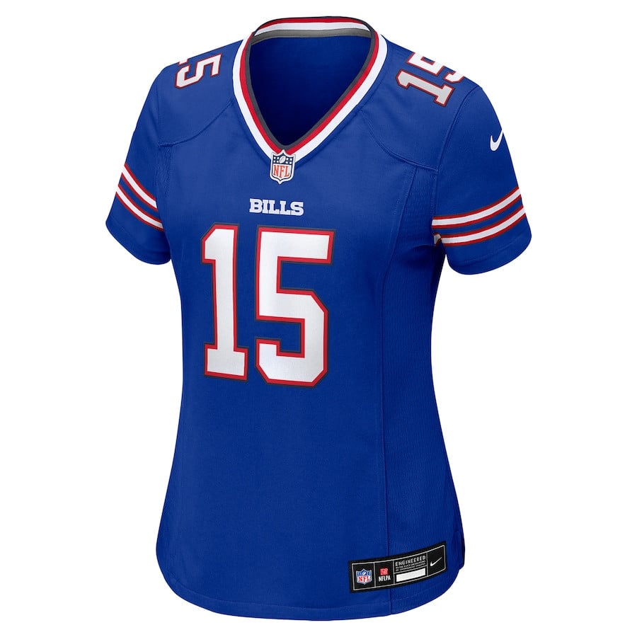 Alternative view of Deon Cain #15 Buffalo Bills Game Jersey - Women's | Royal
