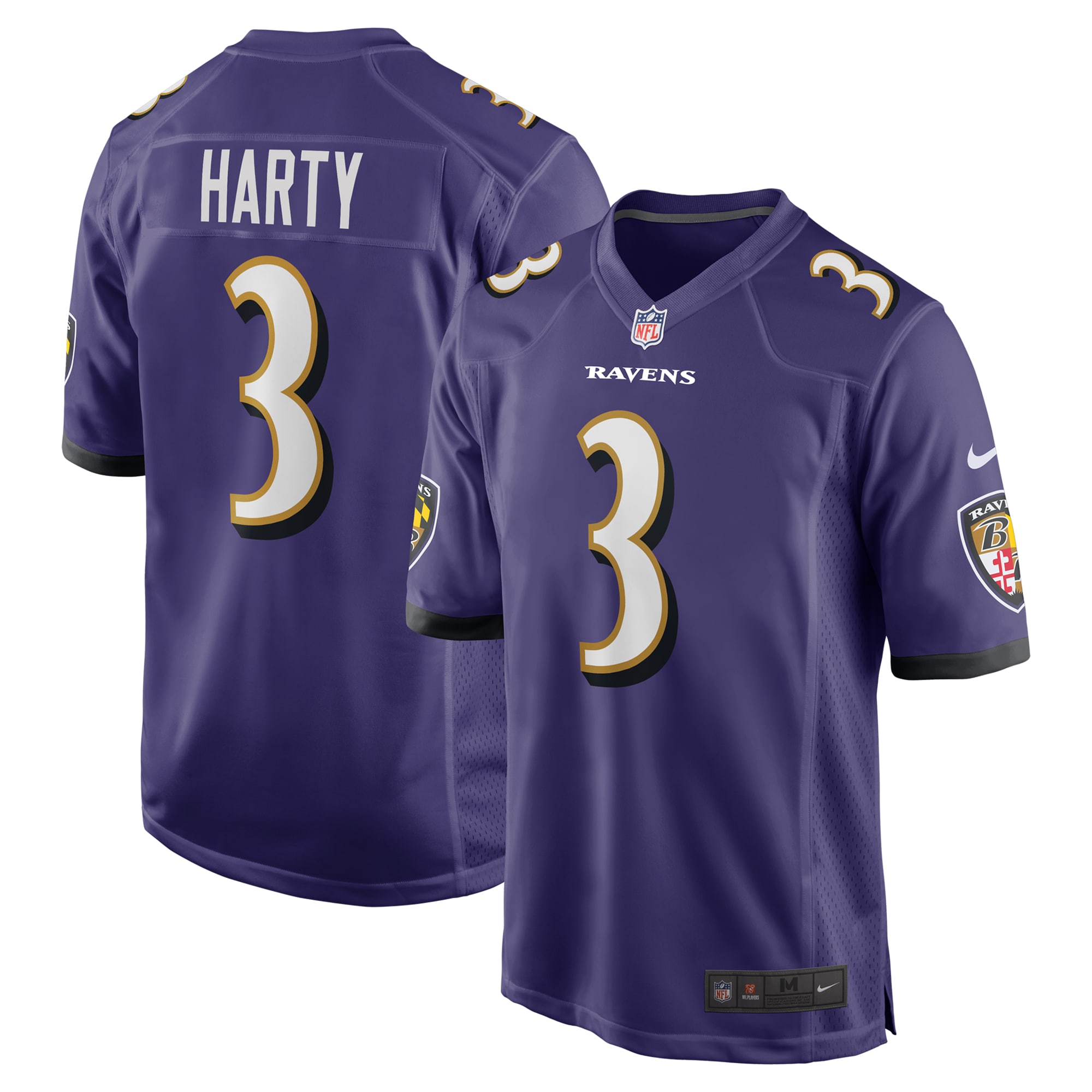 Deonte Harty Baltimore Ravens Game Jersey - Men's