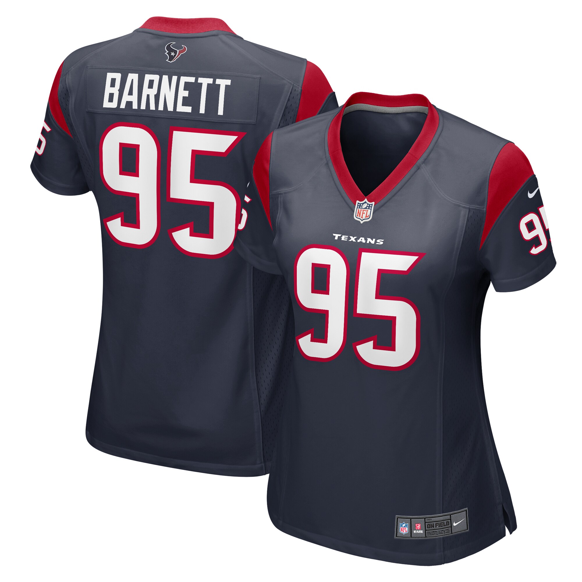 Derek Barnett Houston Texans Game Jersey - Women's