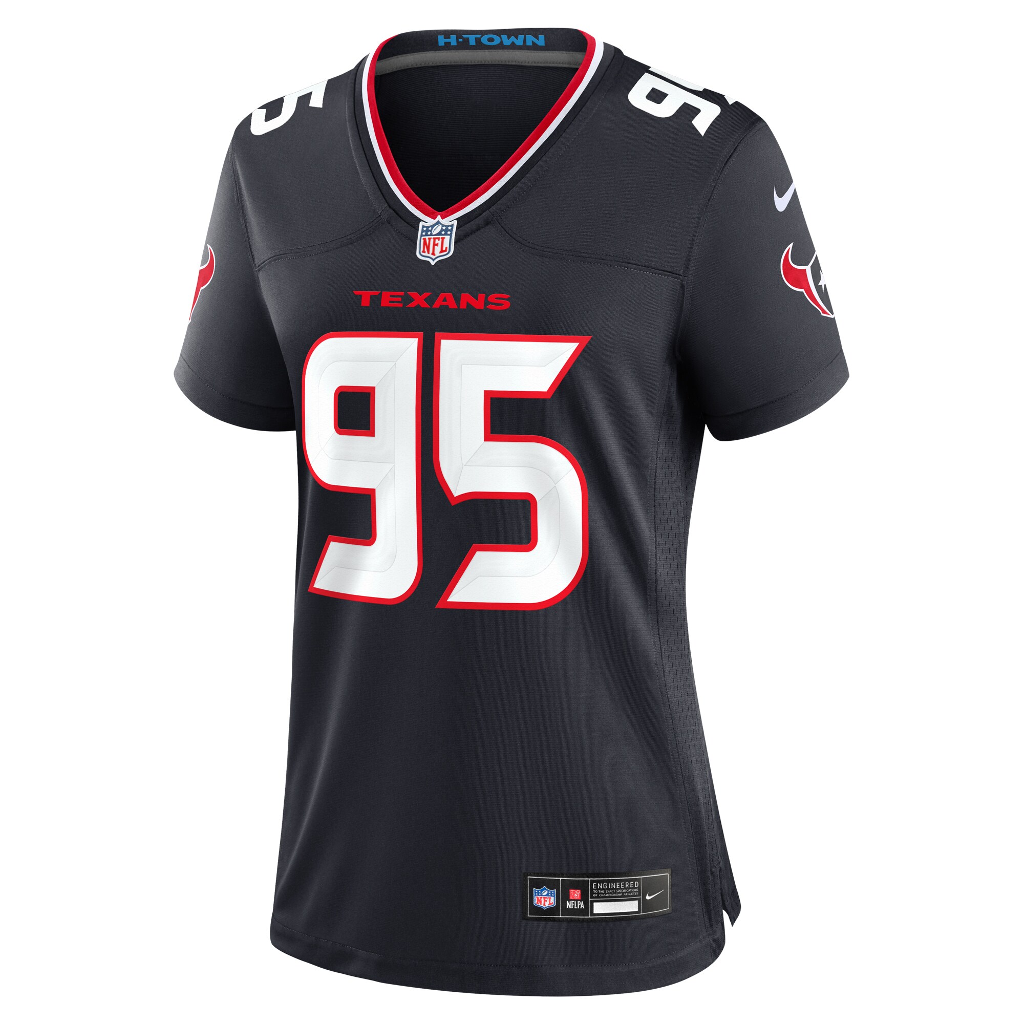 Alternative view of Derek Barnett Houston Texans Game Jersey - Women's
