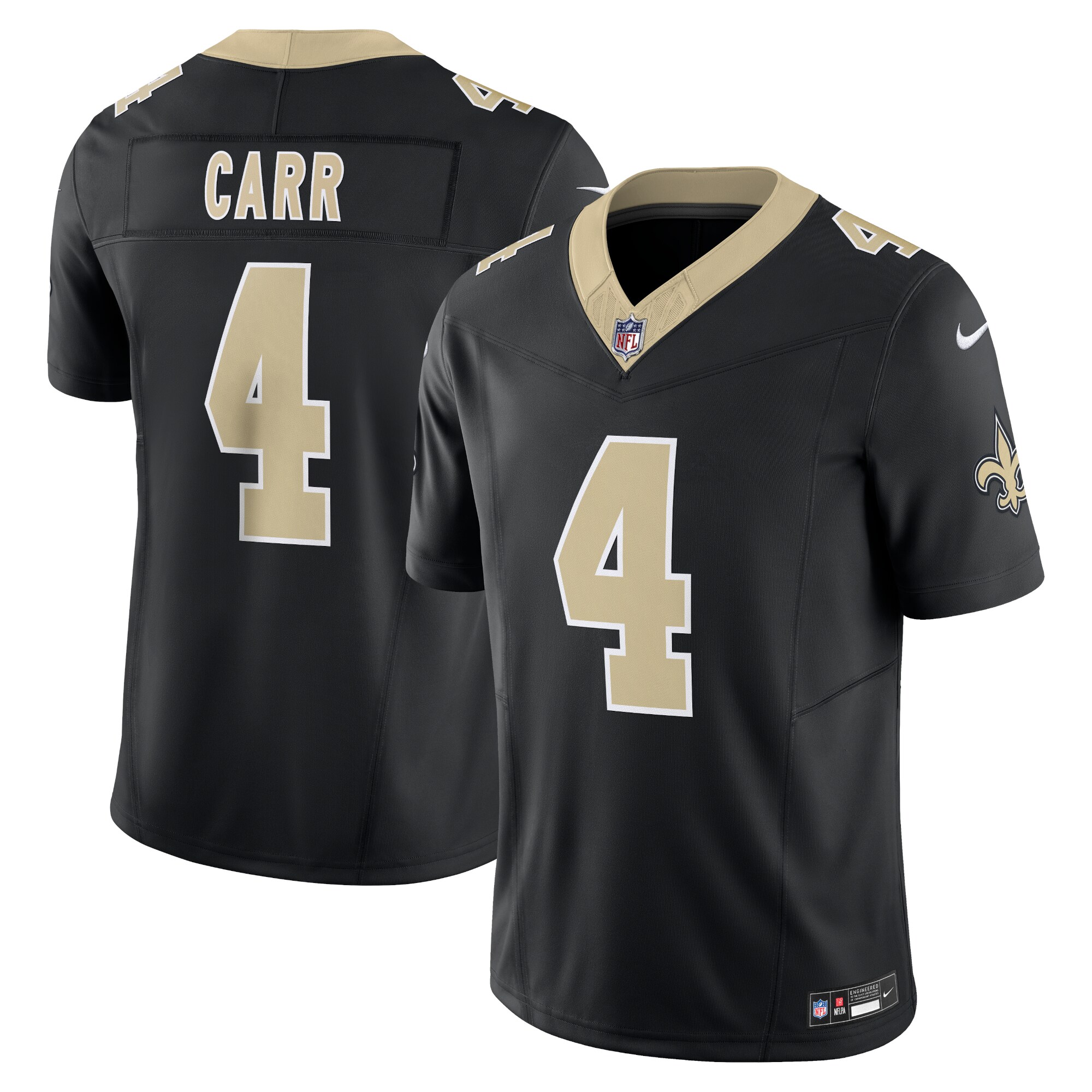 Derek Carr New Orleans Saints Vapor F.U.S.E. Limited Jersey - Men's