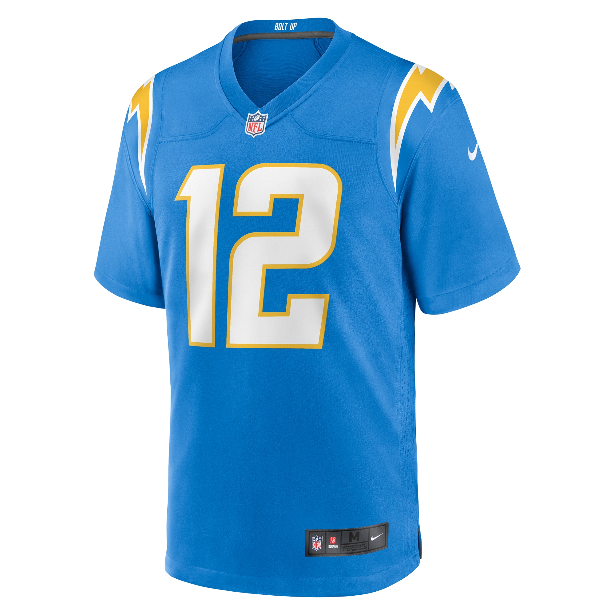 Alternative view of Derius Davis Los Angeles Chargers Game Jersey - Men's