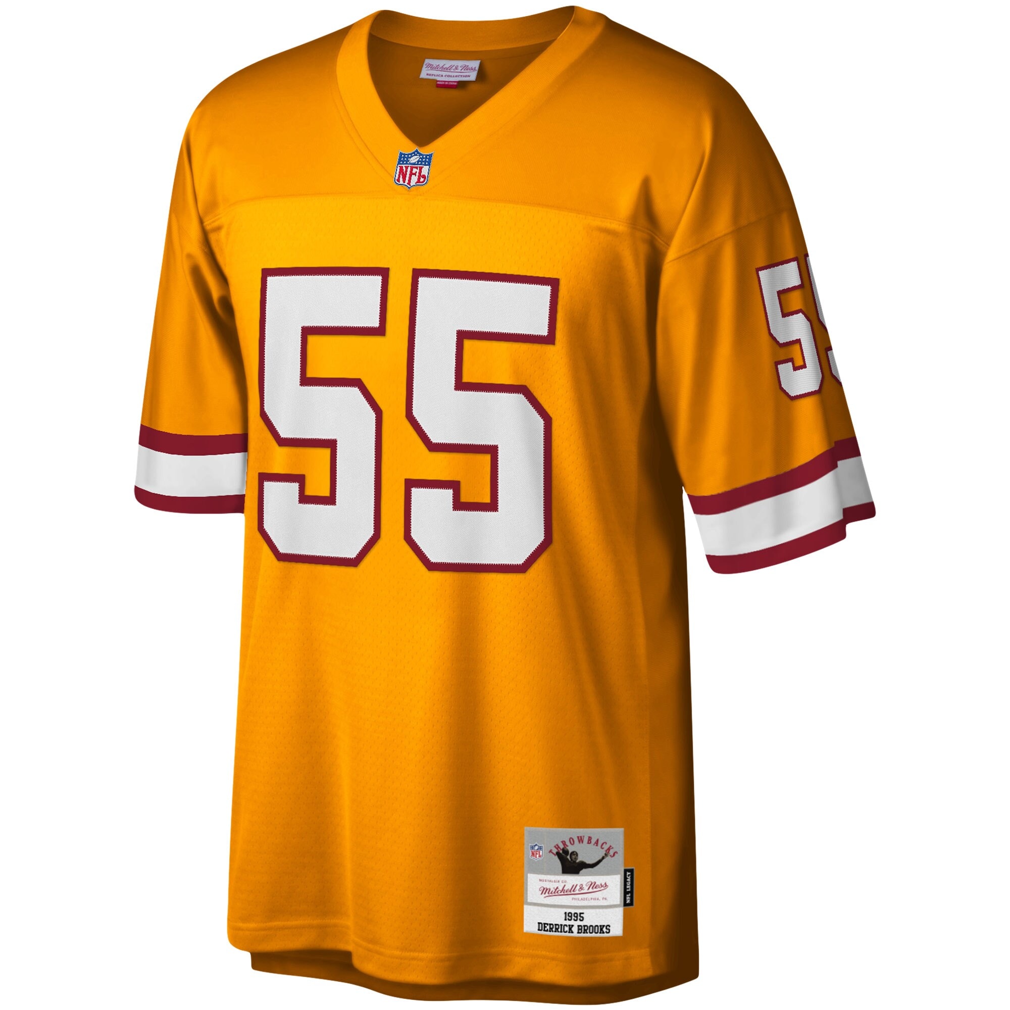 Alternative view of Derrick Brooks Mitchell & Ness Tampa Bay Buccaneers Retired Player Game Jersey - Youth