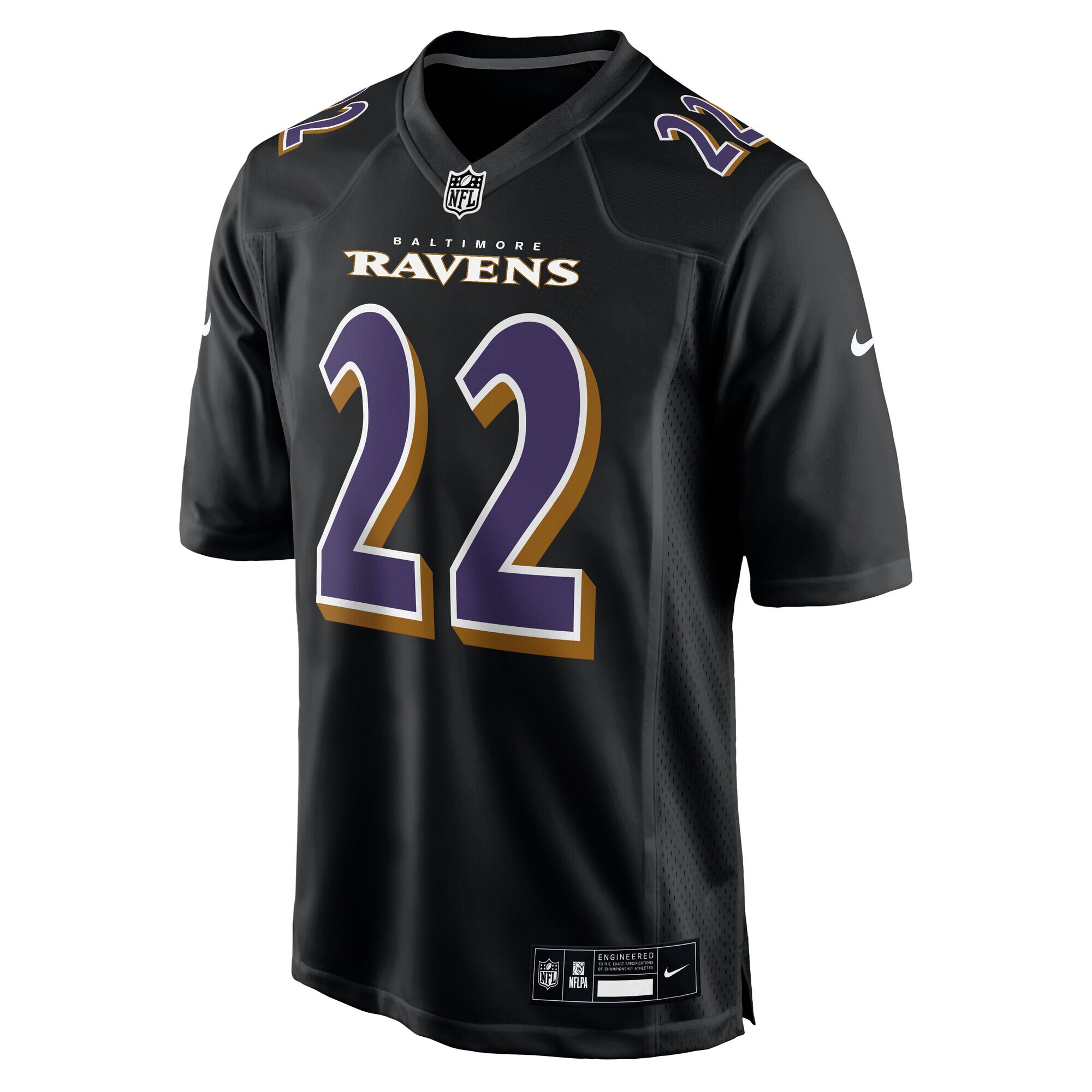 Derrick Henry Baltimore Ravens Game Jersey - Men's - Image 3
