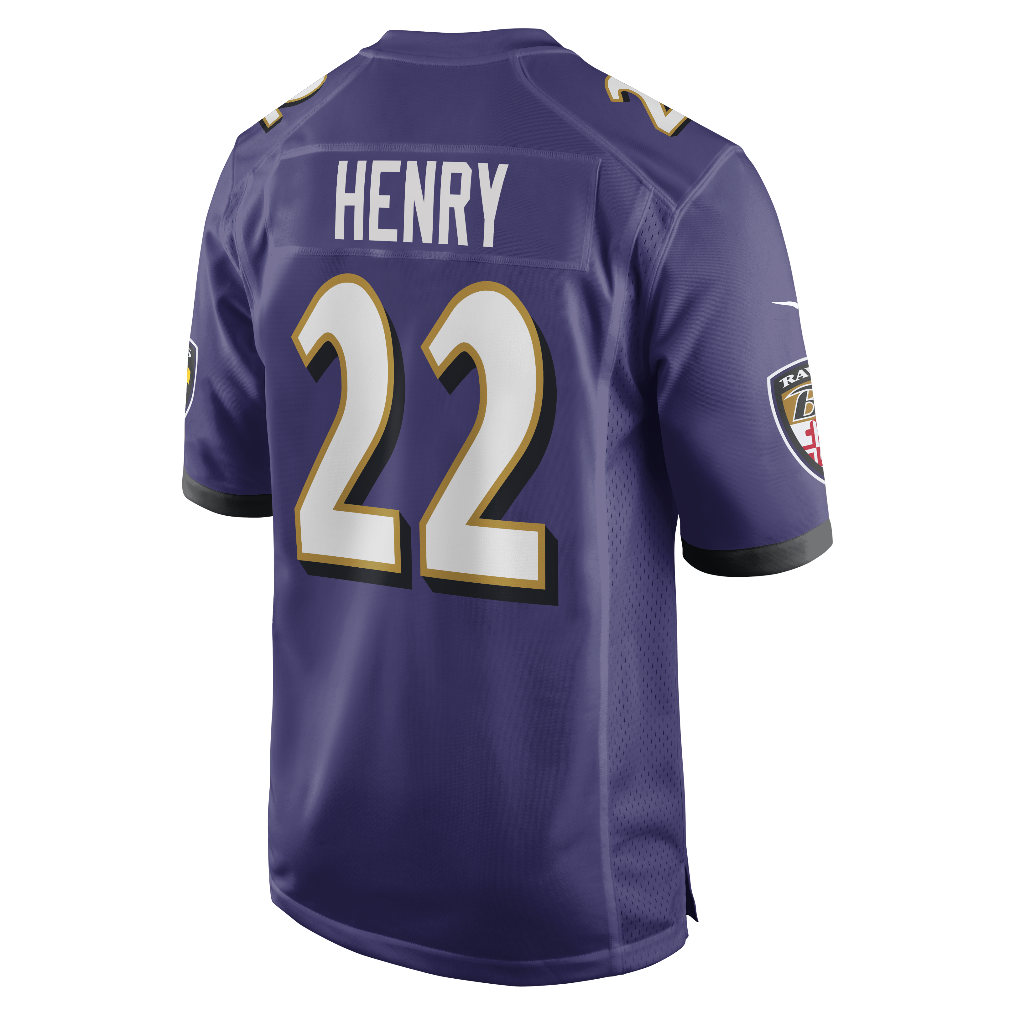 Derrick Henry Baltimore Ravens Game Jersey - Men's - Image 3
