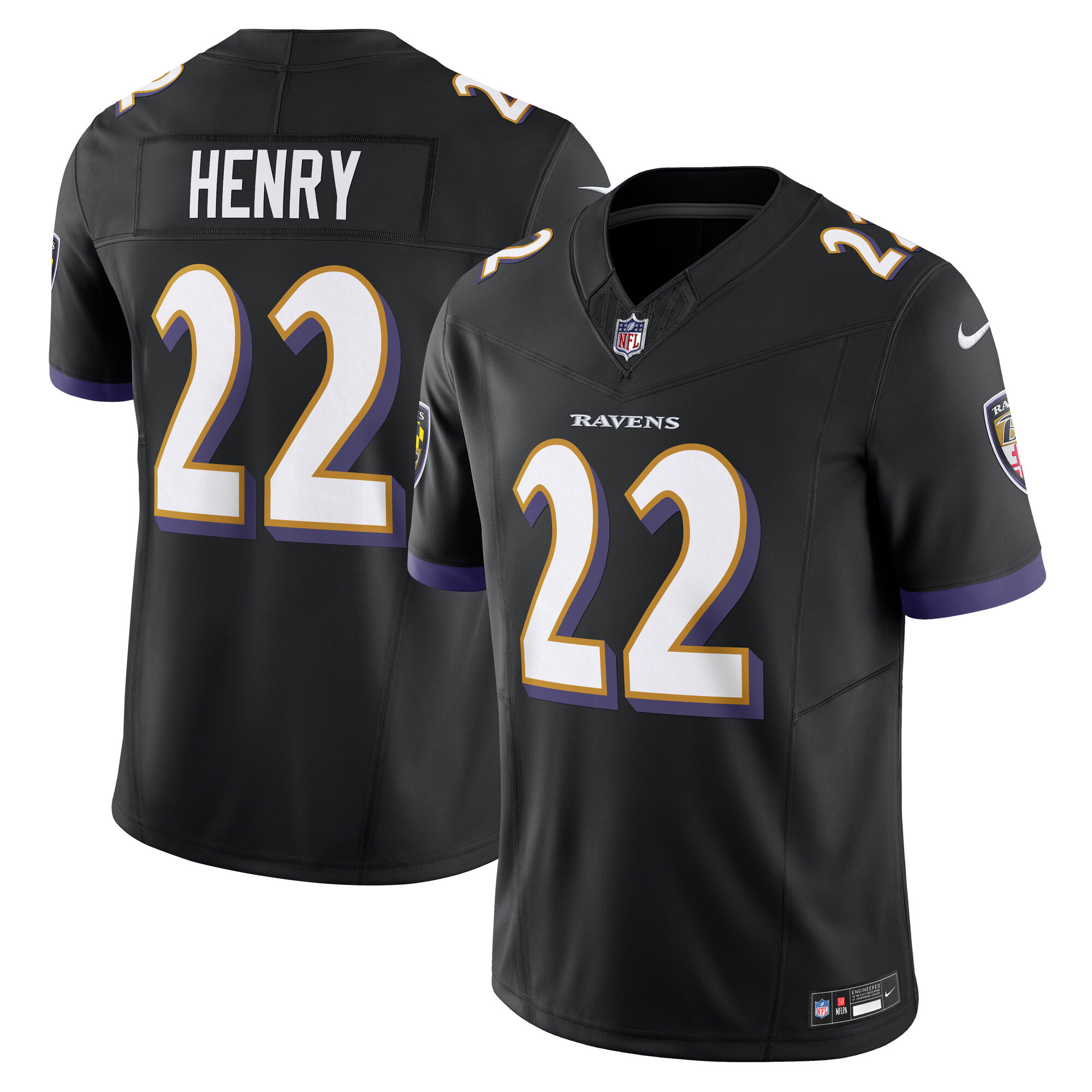 Derrick Henry Baltimore Ravens Vapor F.U.S.E. Limited Jersey - Men's