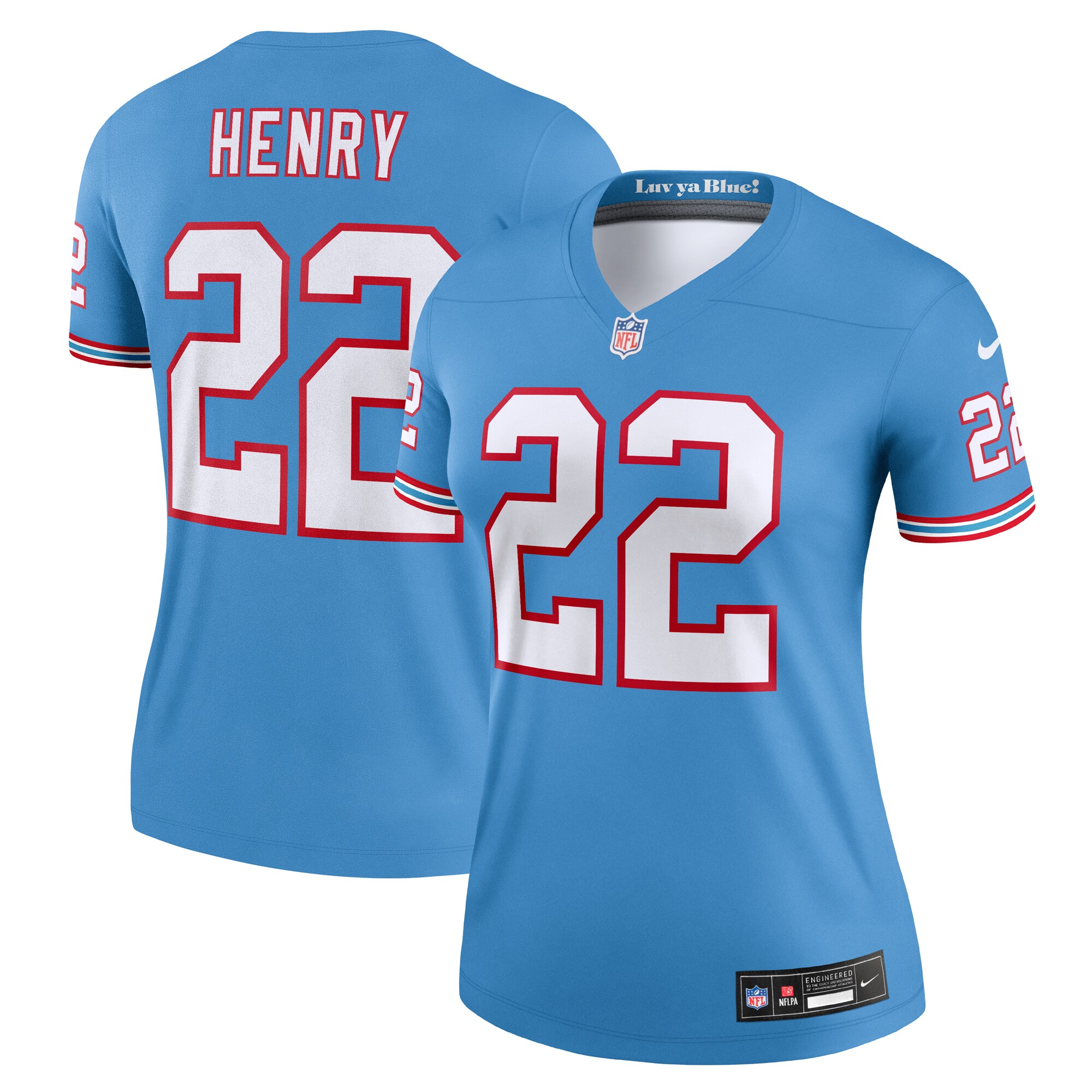 Derrick Henry Light Tennessee Titans Alternate Legend Jersey - Women's
