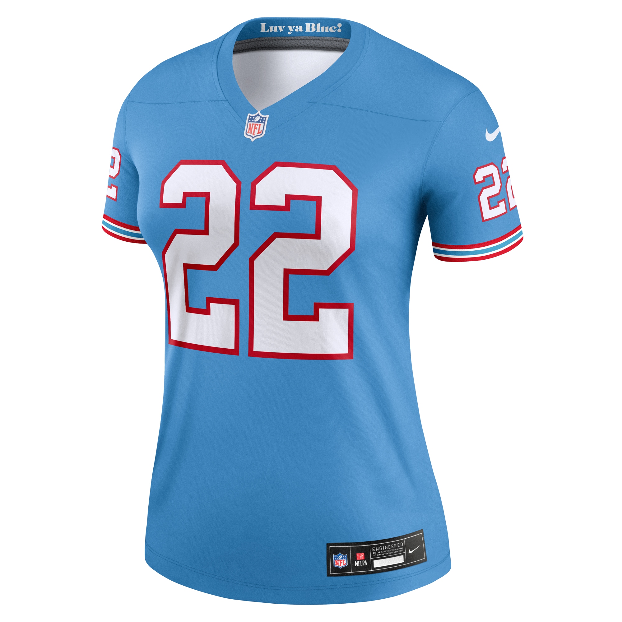 Alternative view of Derrick Henry Light Tennessee Titans Alternate Legend Jersey - Women's