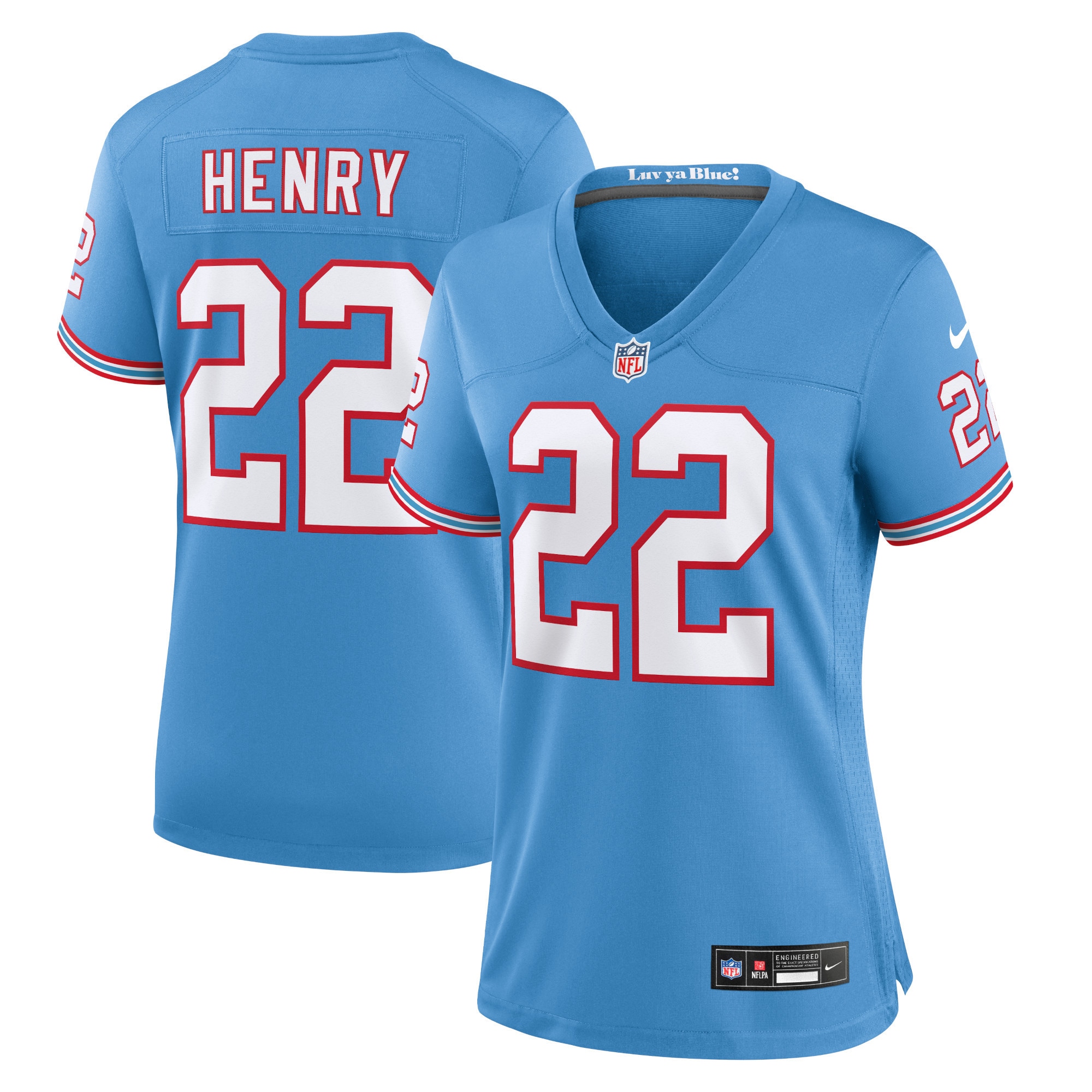 Derrick Henry Light Tennessee Titans Game Jersey - Women's