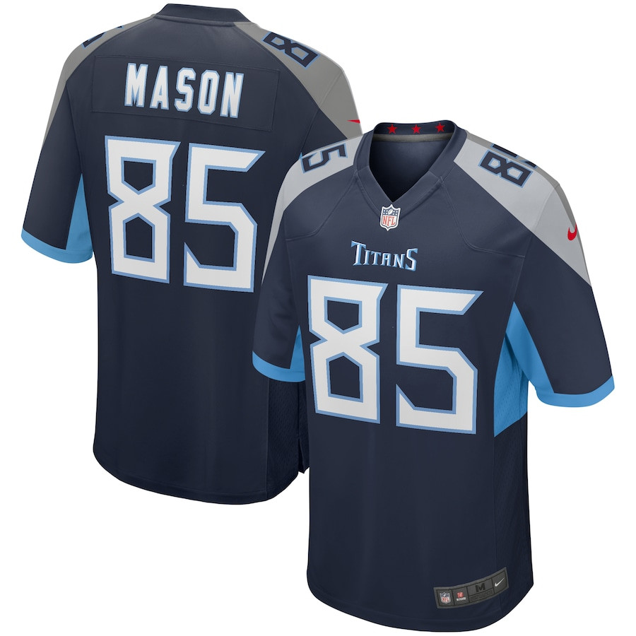 Derrick Mason #85 Tennessee Titans Game Jersey - Men's | Navy