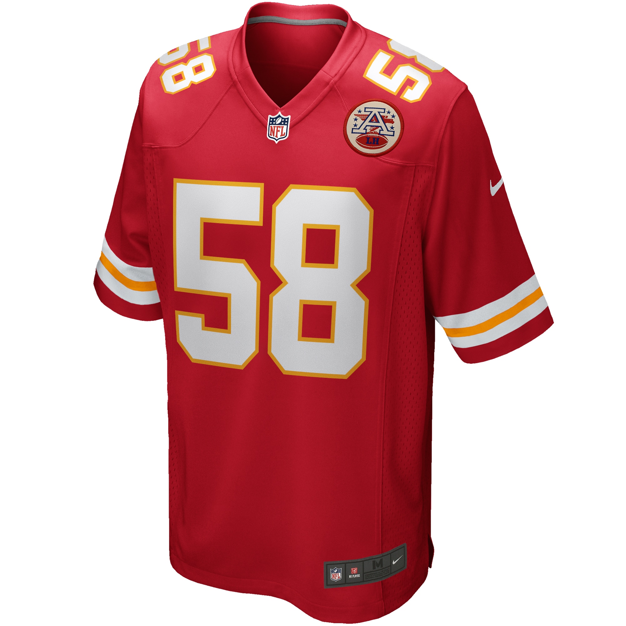 Alternative view of Derrick Thomas Kansas City Chiefs Retired Player Game Jersey - Men's