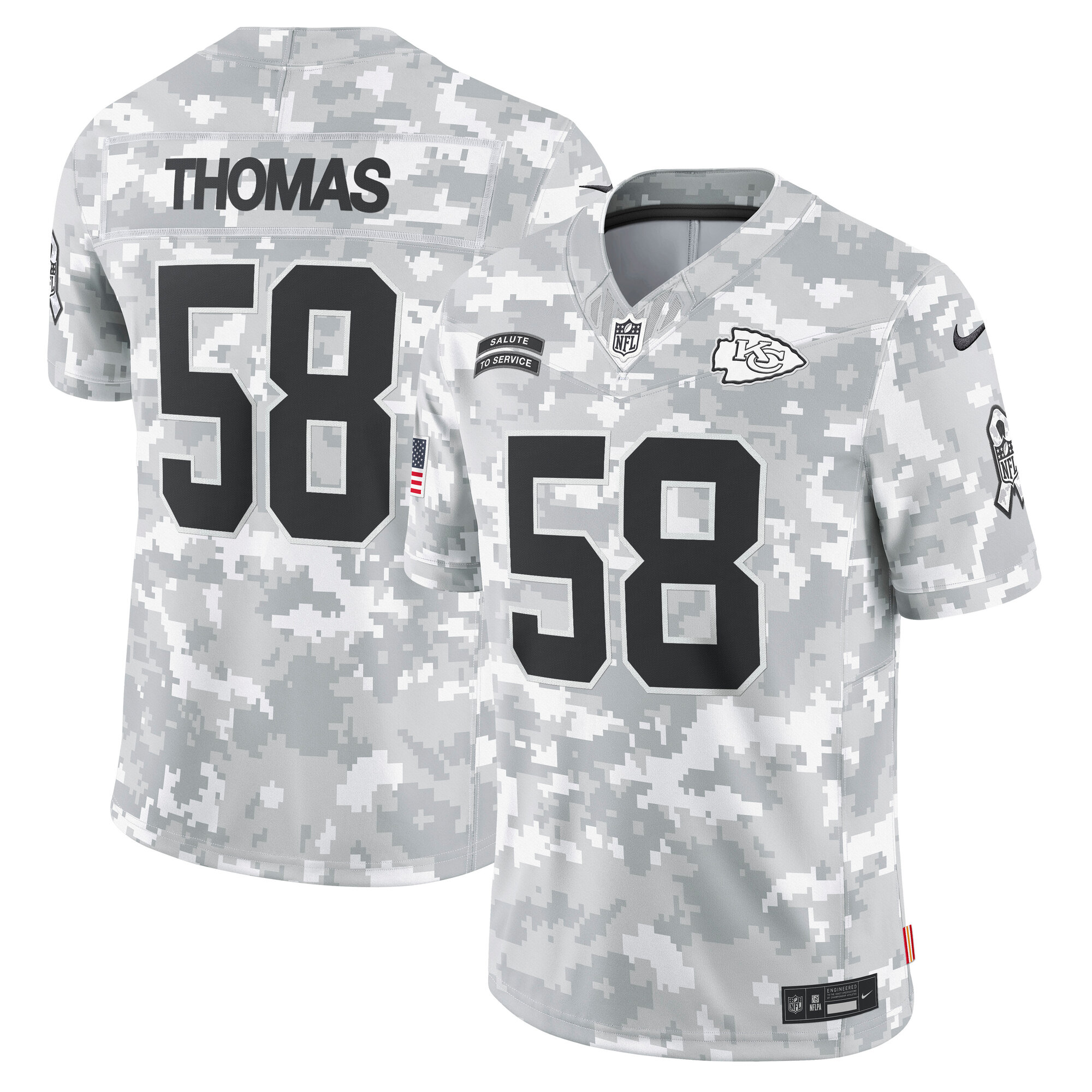 Derrick Thomas Kansas City Chiefs Salute To Service Limited Jersey - Men's