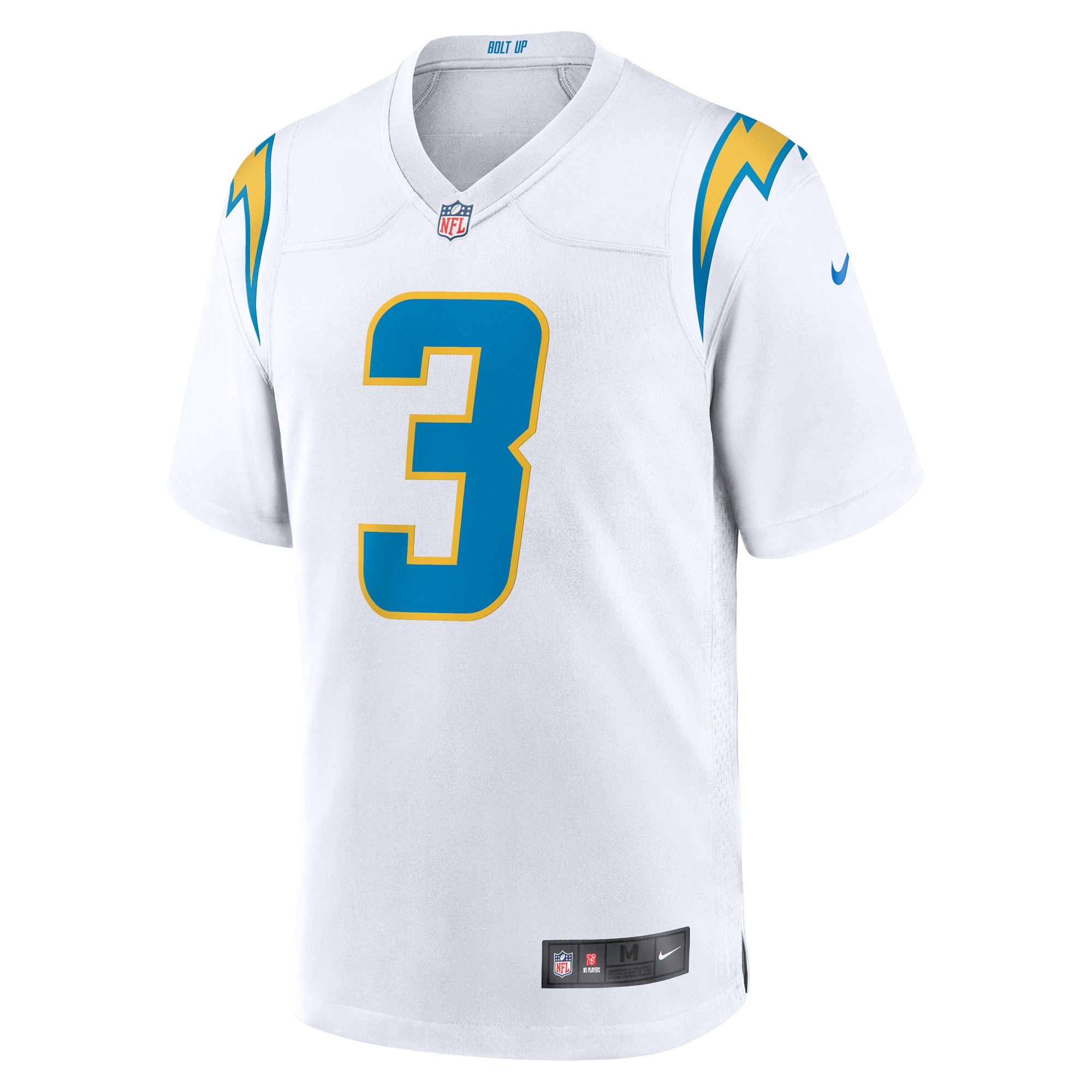 Alternative view of Derwin James Jr. Los Angeles Chargers Game Jersey - Men's